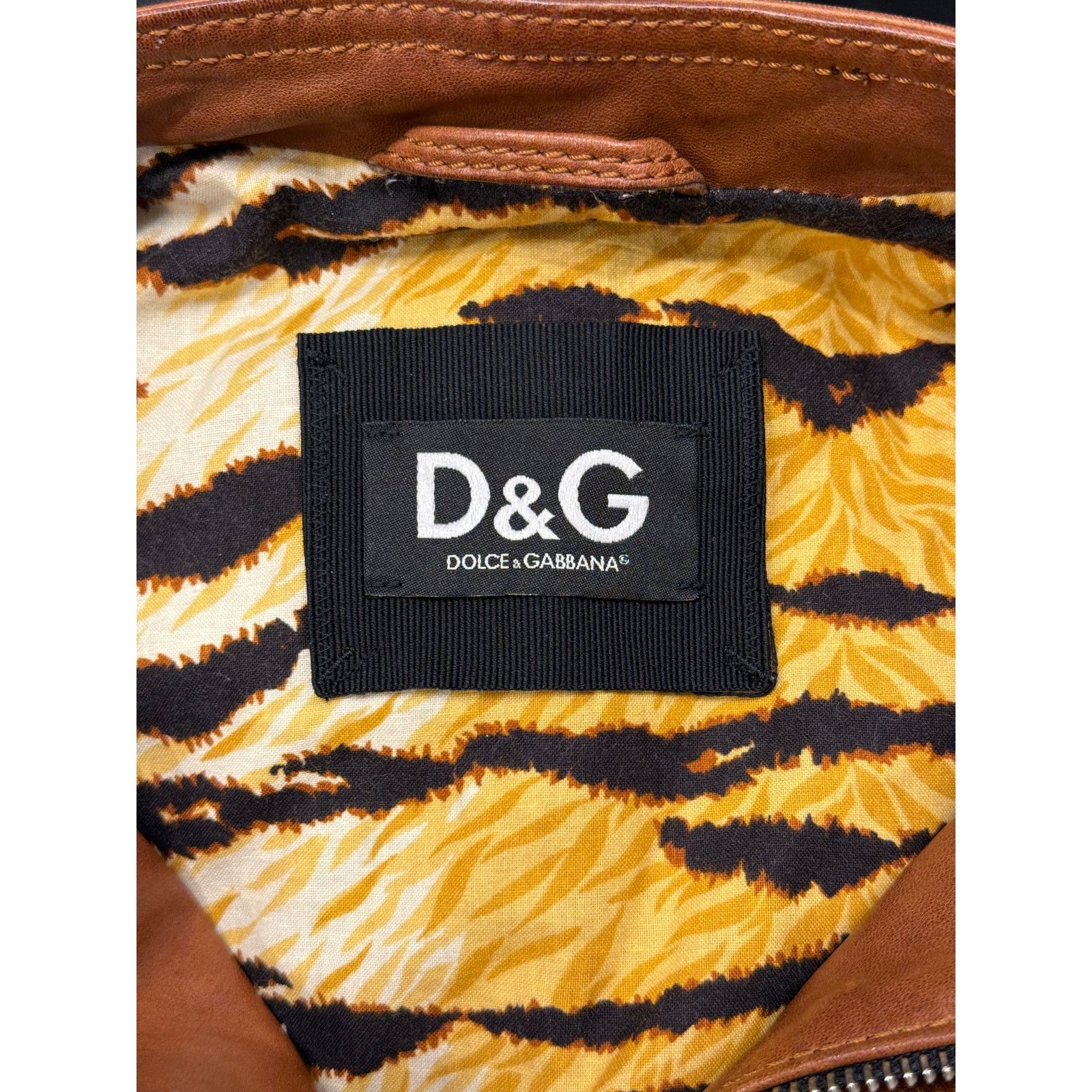 Dolce & Gabbana 2000s Dolce & Gabbana paneled moto jacket Size US S / EU 44-46 / 1 - 8 Thumbnail