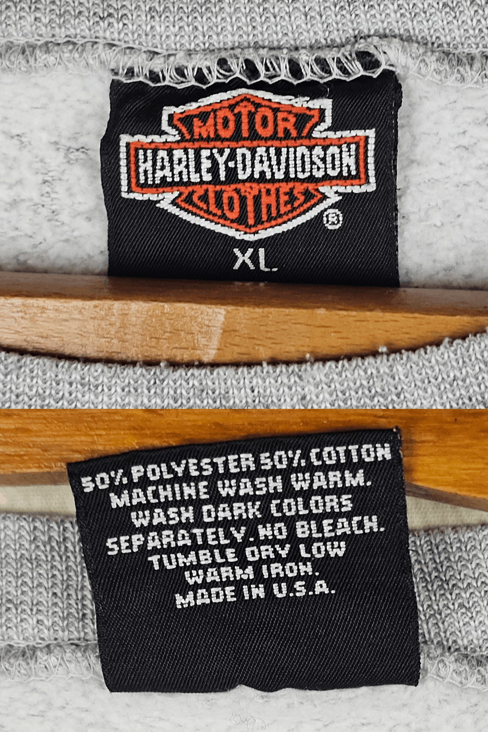 Harley Davidson 1990 Harley-Davidson x 3D Emblem “Born in the USA” Crewneck Size US XL / EU 56 / 4 - 5 Thumbnail