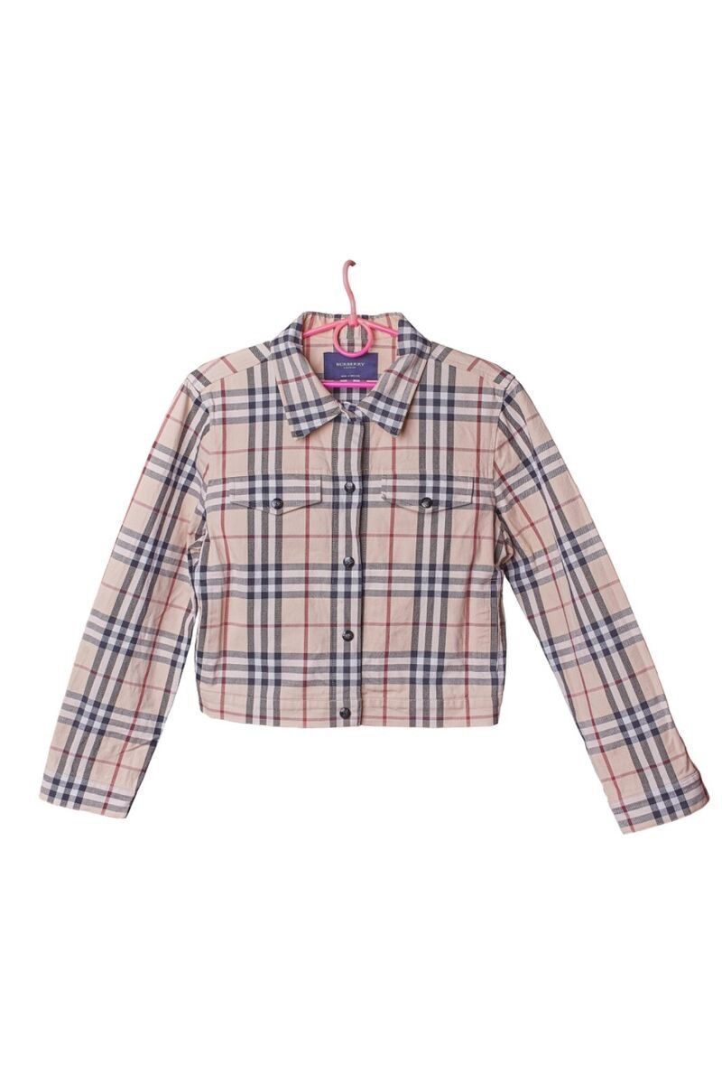 Burberry BURBERRY LONDON NOVA CHECK COTTON BUTTON JACKET SIZE 12 Size M / US 6-8 / IT 42-44 - 1 Thumbnail
