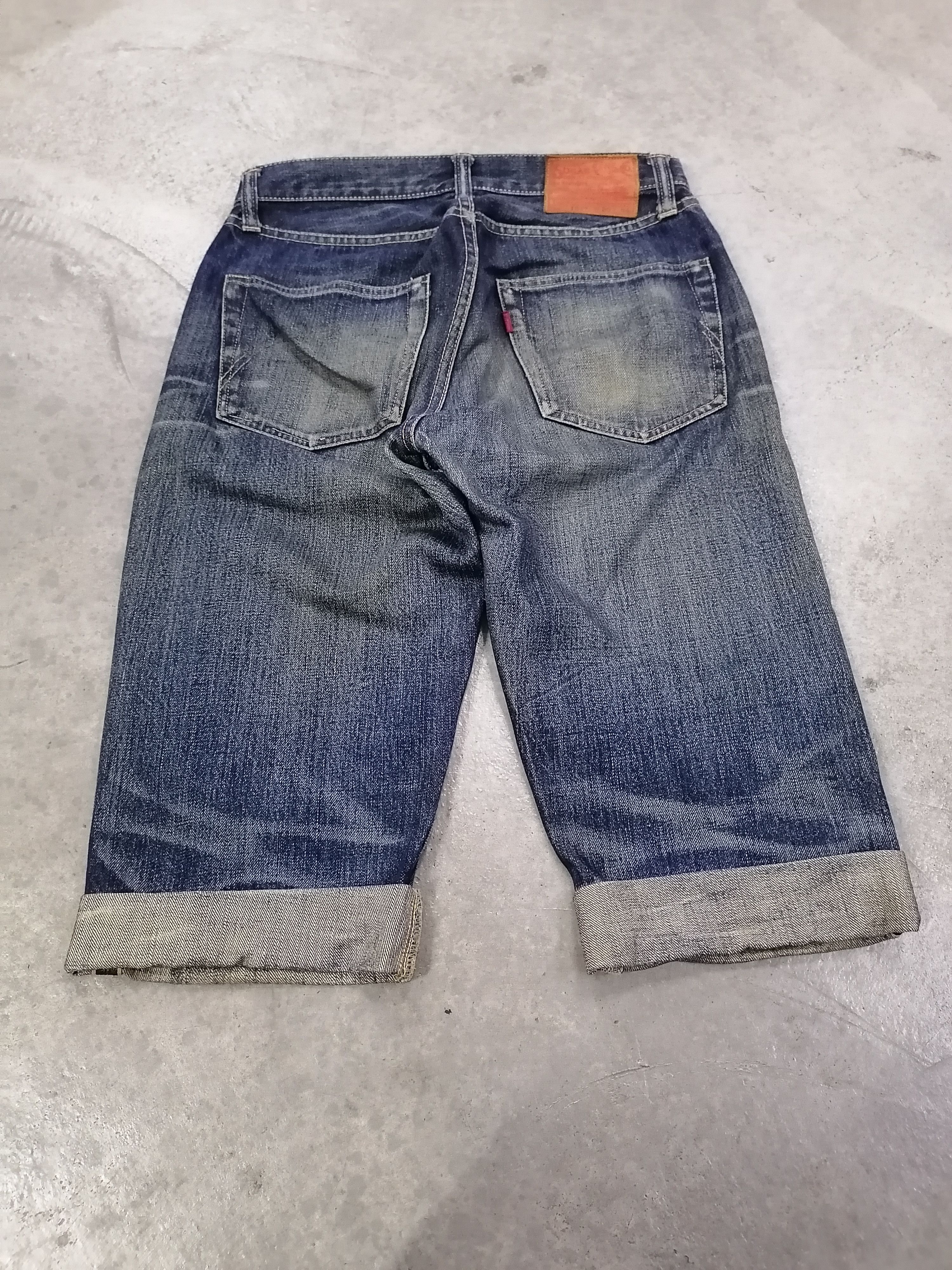 Japanese Brand × Sugar Cane Sugar Cane Lot 1947 Selvedge Distressed Denim Short Pants Size US 30 / EU 46 - 7 Thumbnail