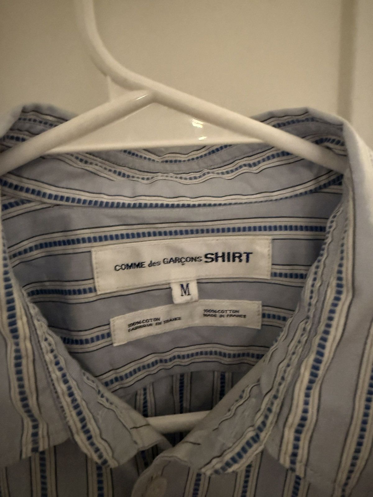 Comme des Garcons SHIRT Comme des Garçons SHIRT Trompe l’Oeil Cargo Striped Shirt Size US M / EU 48-50 / 2 - 3 Thumbnail