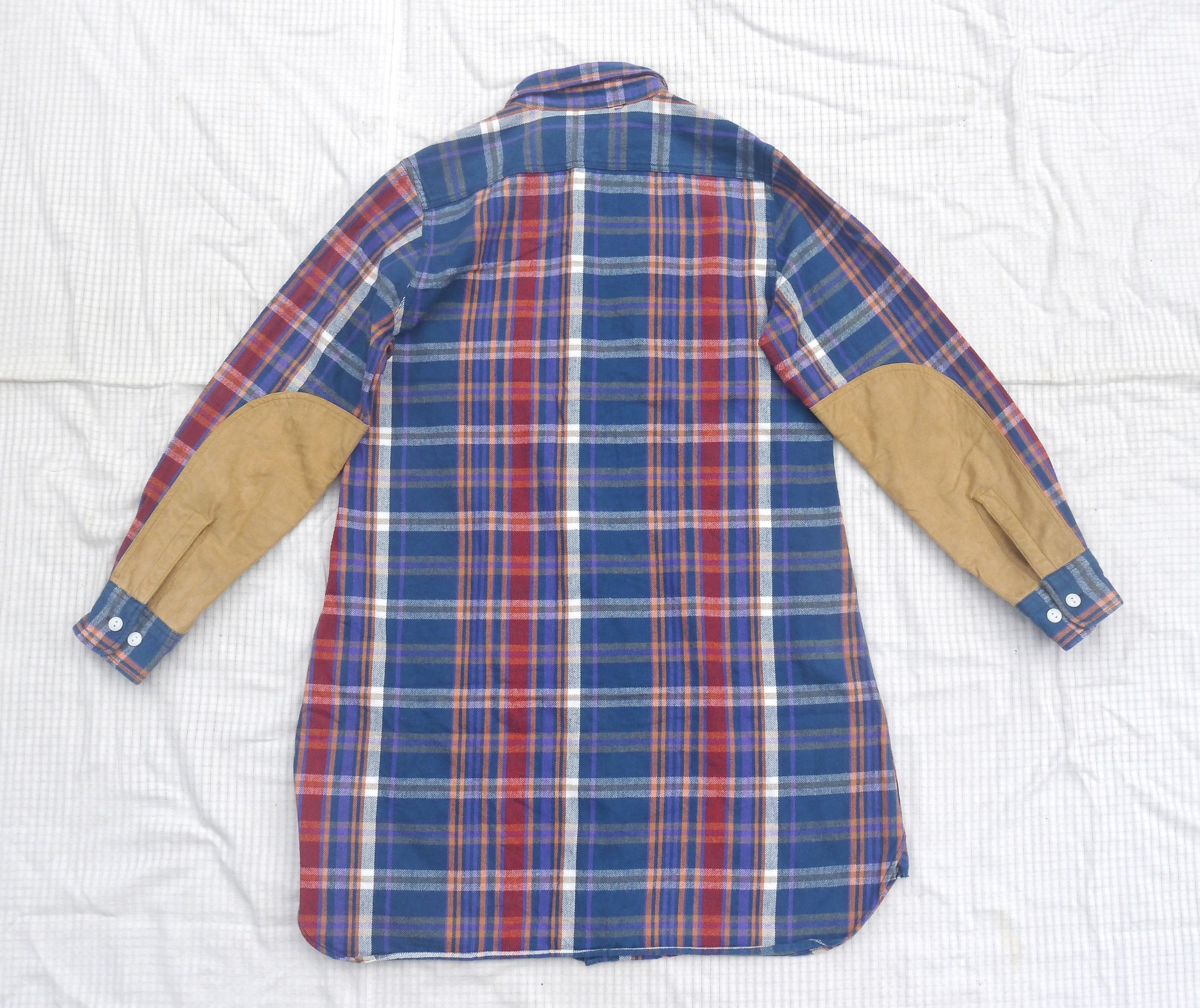 Japanese Brand (D86) Beams Boy Everyday Japan Plaid Button Up Shirt Dress Size S / US 4 / IT 40 - 8 Thumbnail