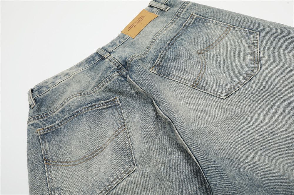 Japanese Brand × Jean Retro punk heavy distressed washed gradient jeans Size US 32 / EU 48 - 6 Thumbnail