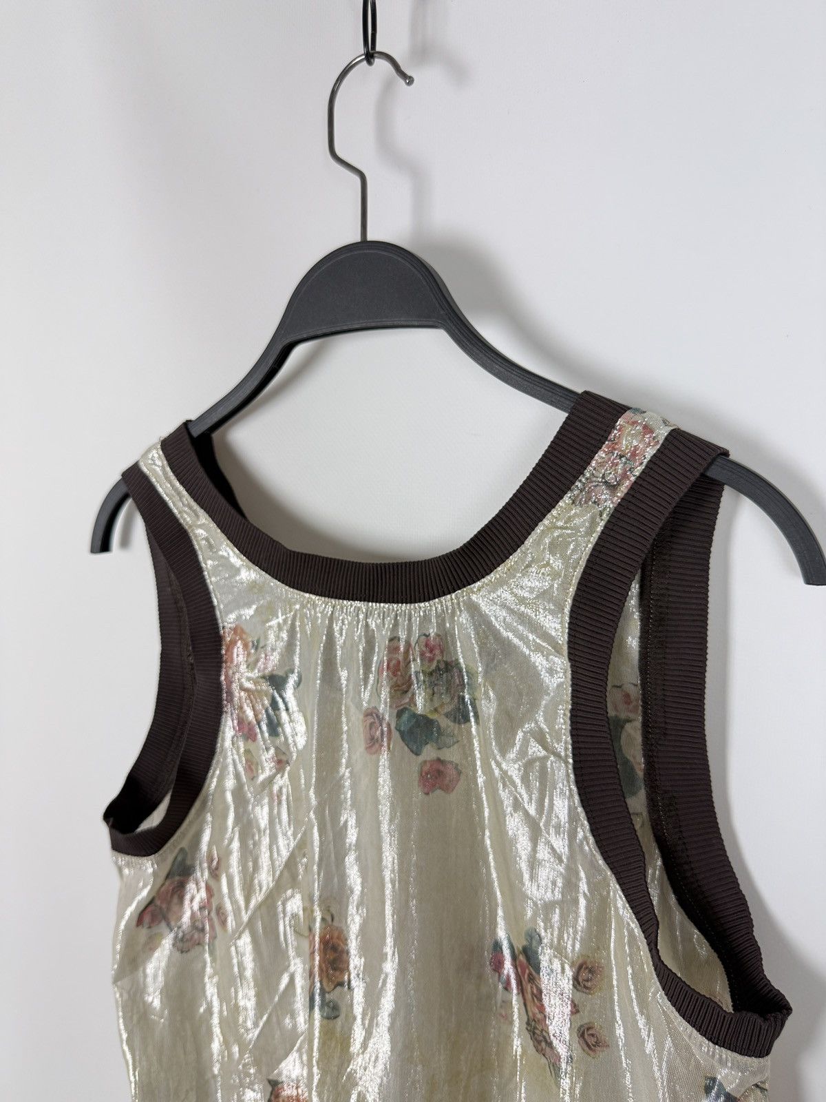 Golden Goose Golden Goose Deluxe Brand Floral Silk Blend Tank Top M Size M / US 6-8 / IT 42-44 - 9 Thumbnail