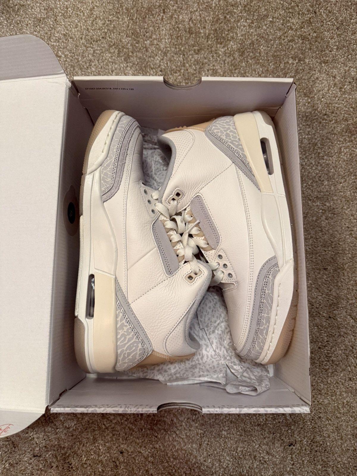 Jordan Brand Air Jordan 3 “Craft Ivory” Size 10 Size US 10 / EU 43 - 4 Thumbnail