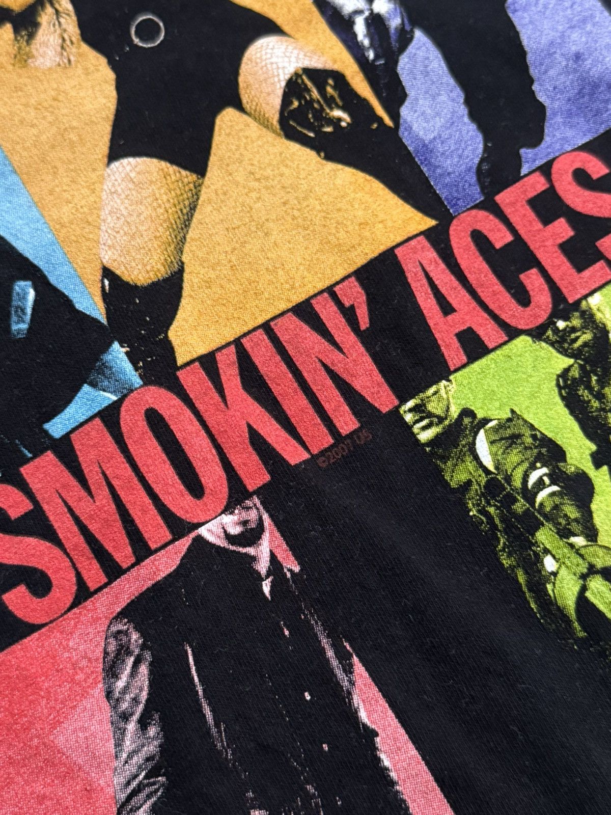 Vintage Vintage 00s Smokin’ Aces Movie Promo T-Shirt Size US XL / EU 56 / 4 - 8 Thumbnail