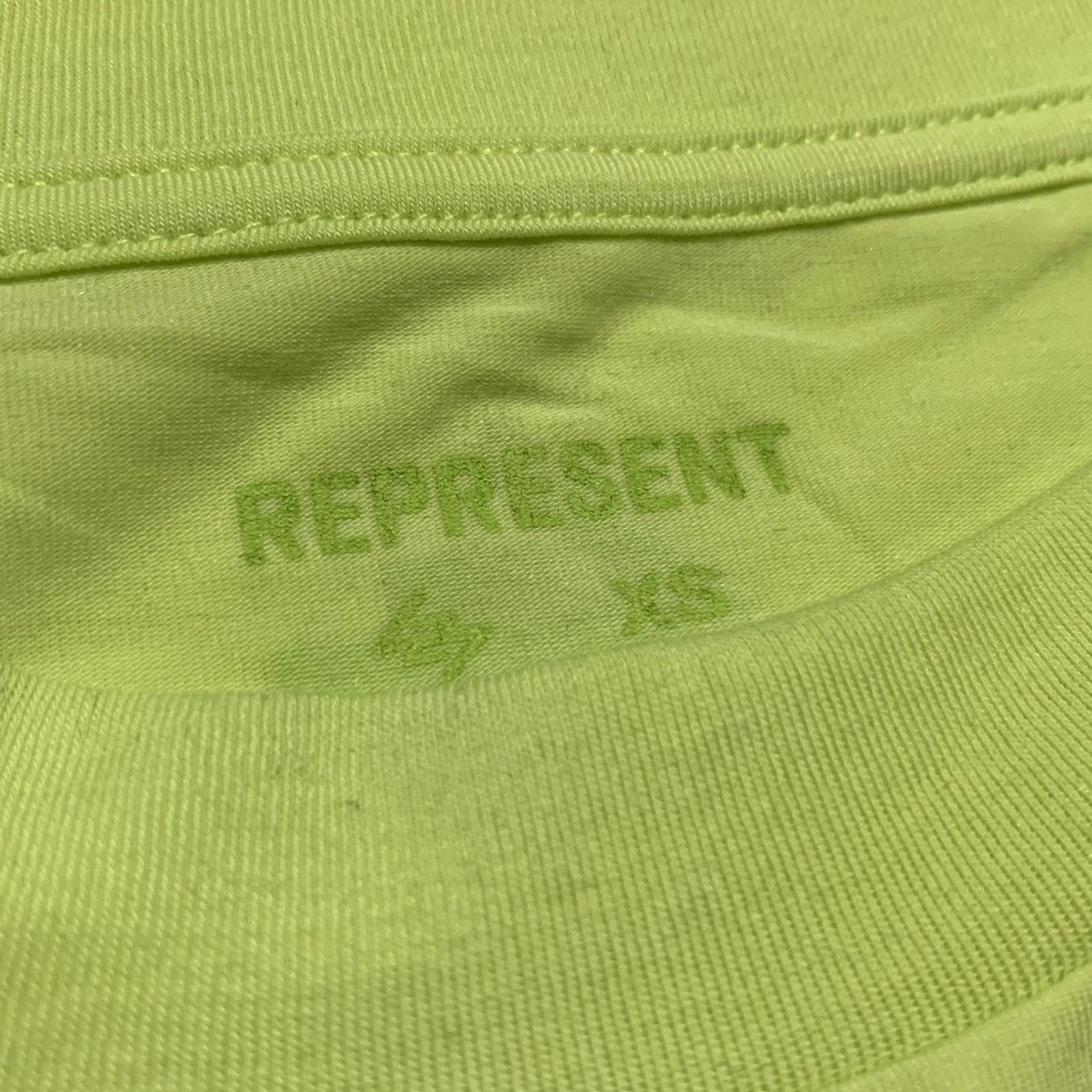 Represent Clo. Represent XS 247 Future Terrains Oversized Tee Lime Green Size US XS / EU 42 / 0 - 6 Thumbnail