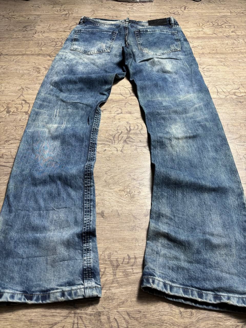 Other 00's DIRTY Flare Denim Jeans Size US 32 / EU 48 - 7 Thumbnail