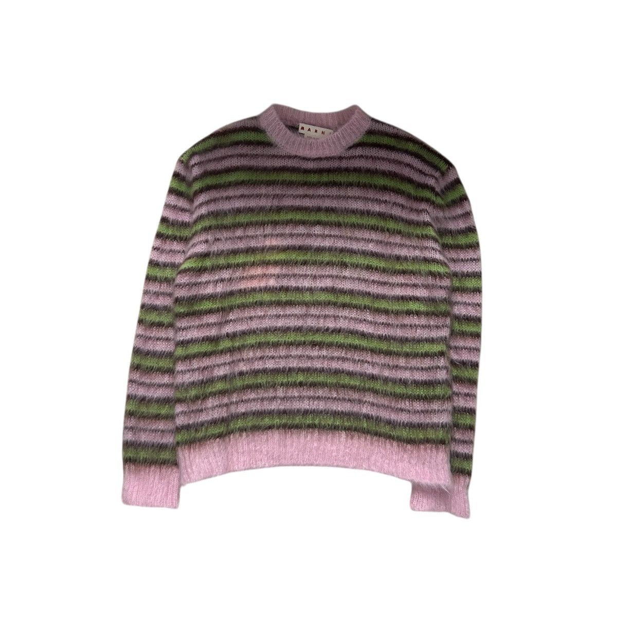 Marni New Marni Striped Mohair Sweater Mens Size 54 Size US L / EU 52-54 / 3 - 1 Thumbnail