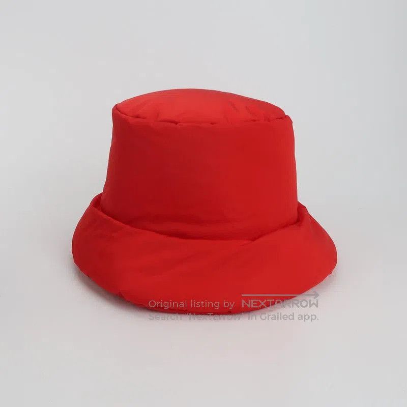 Prada Prada Red Logo Bucket Hat for Stylish Protection. Size ONE SIZE - 3 Thumbnail