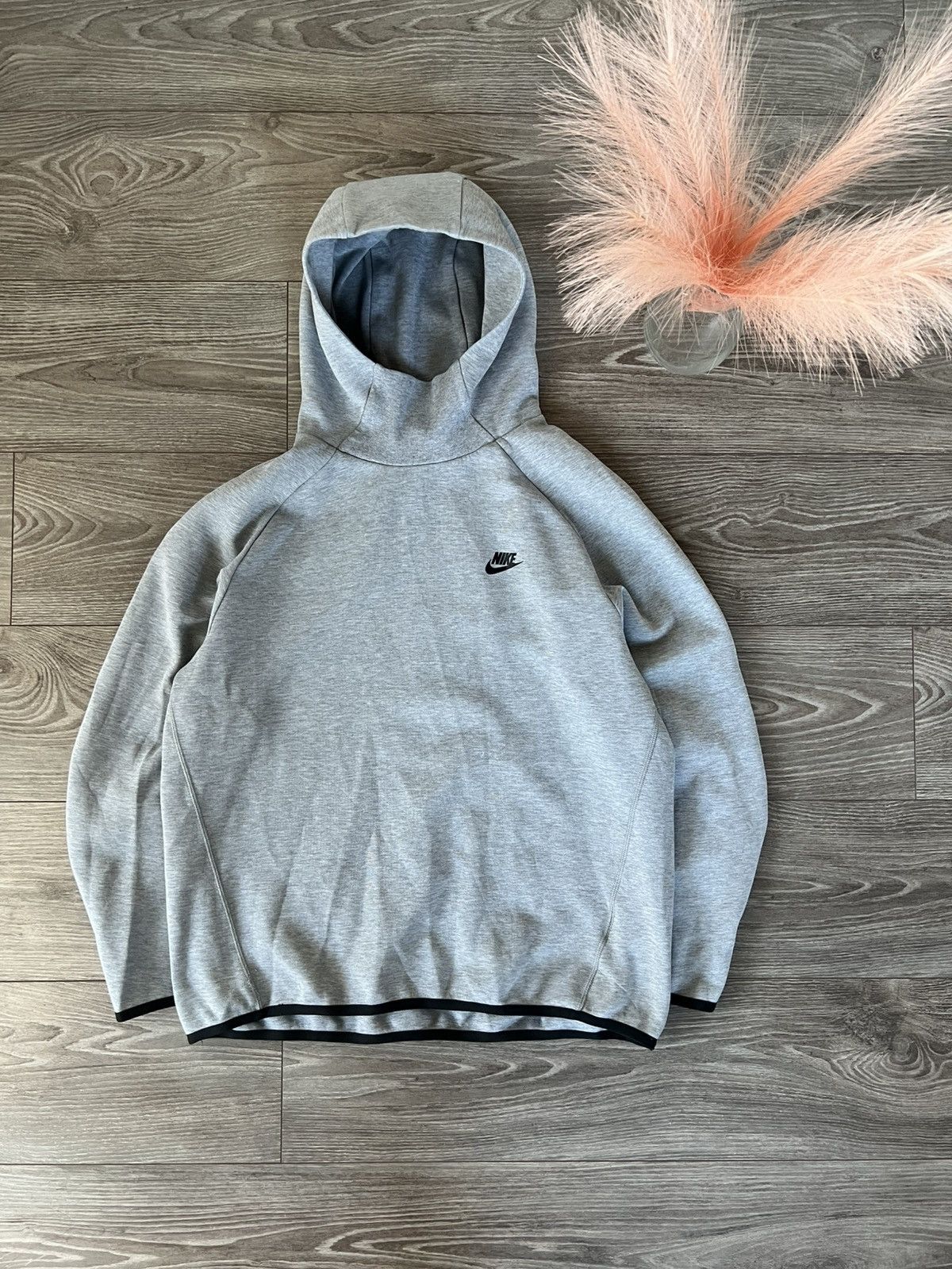 Nike ‼️Nike Tech Fleece Rare Grey Hoodie‼️ Size US L / EU 52-54 / 3 - 1 Thumbnail