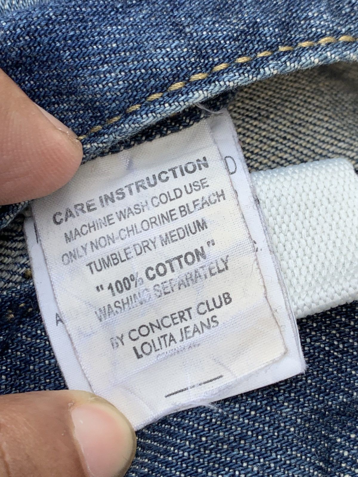 Japanese Brand DISTRESSED FLARE LOLITA JEANS. Size US 34 / EU 50 - 13 Thumbnail