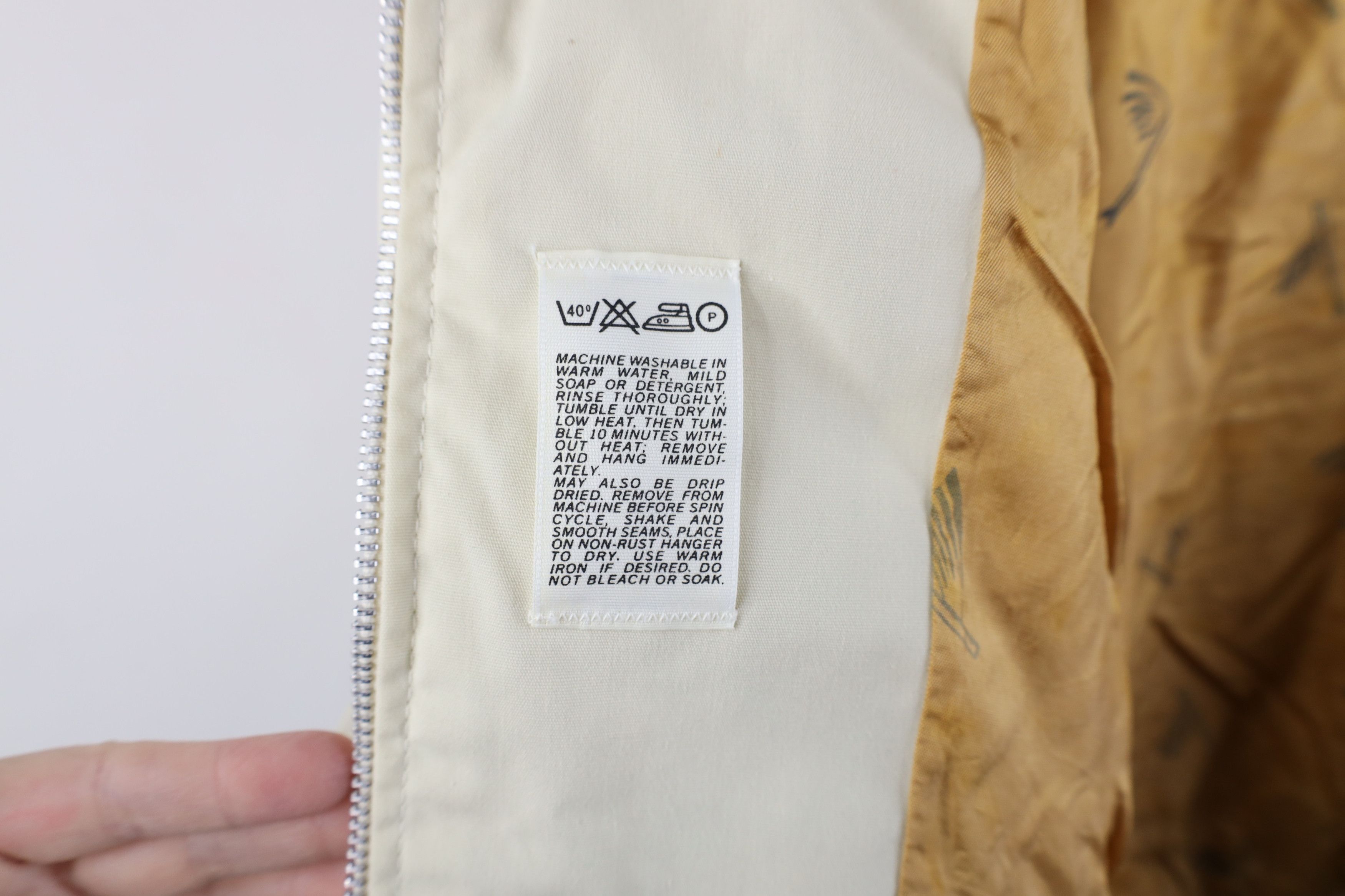 Vintage Vintage 70s Streetwear Cafe Racer Bomber Jacket Cream USA Size US XXL / EU 58 / 5 - 11 Thumbnail