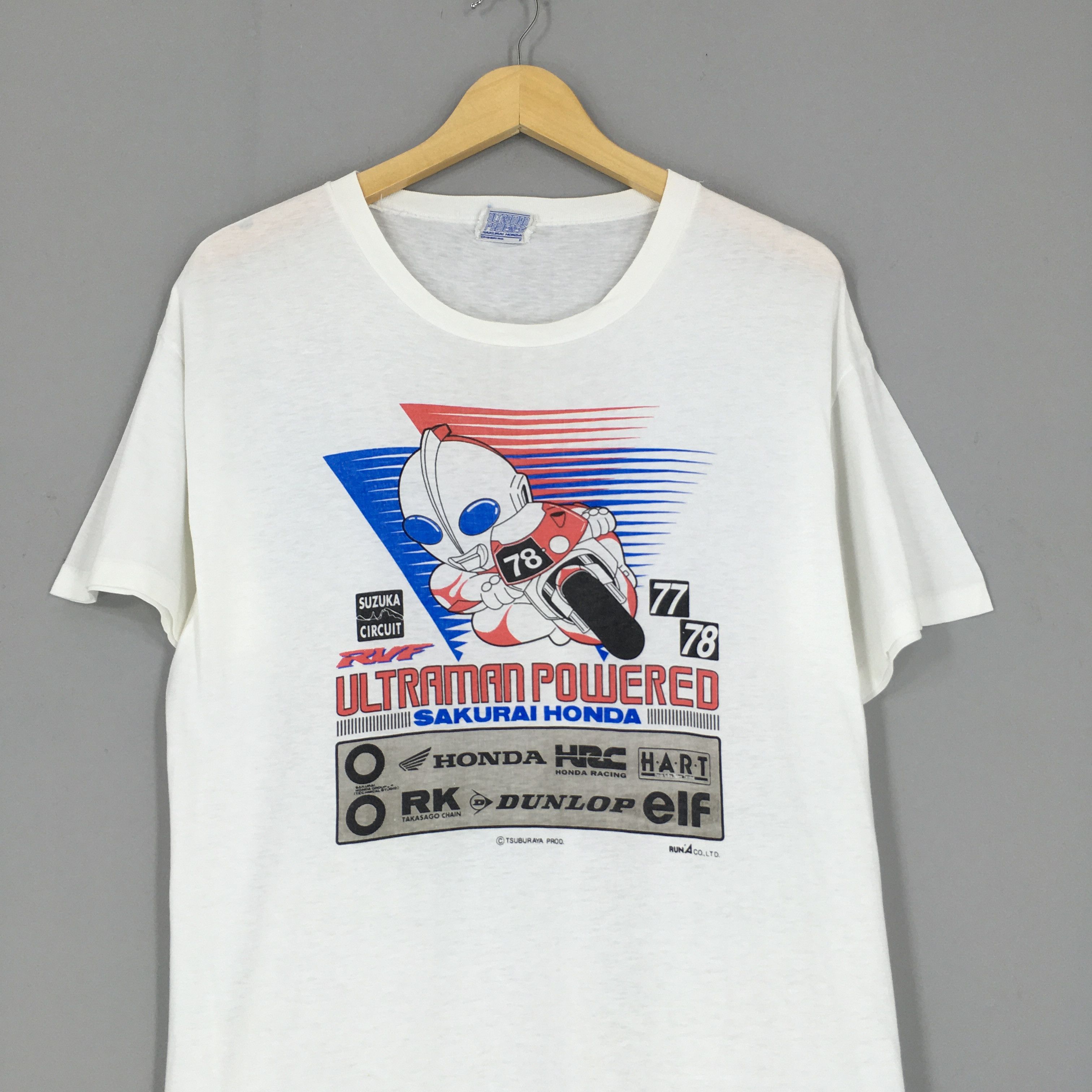Anime × Japanese Brand × Vintage Vintage 90s Ultraman Powered Sakurai Honda T Shirt Medium Size US M / EU 48-50 / 2 - 2 Thumbnail