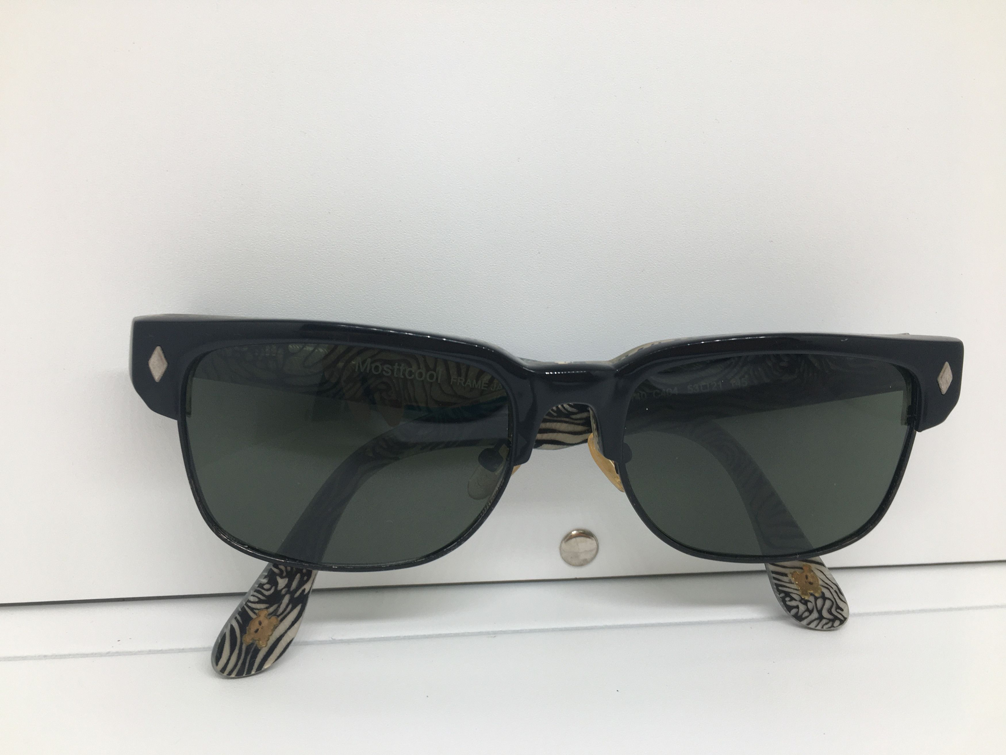 Vintage Vintage Mosttcool Malcolm Sunglasses Frame Made in Japan Size ONE SIZE - 8 Thumbnail