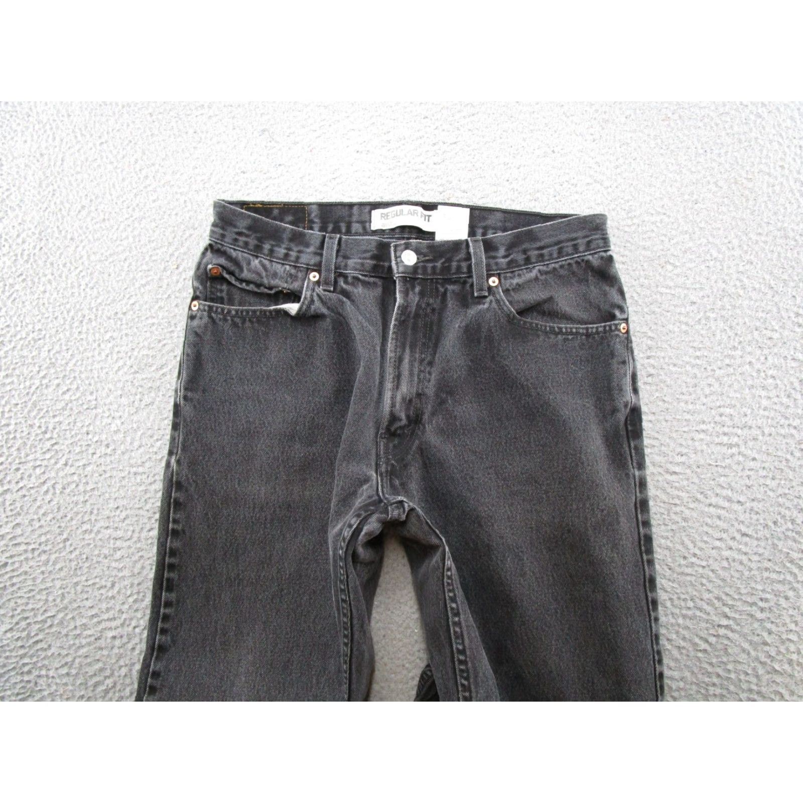 Levi's VTG Levi's Relaxed Fit Straight Leg Denim Jeans 34x36 Black 5-Pocket Design Cotton Denim Men Jeans Straight VTG Levi's Regular Size 34 Mens Size US 34 / EU 50 - 3 Thumbnail