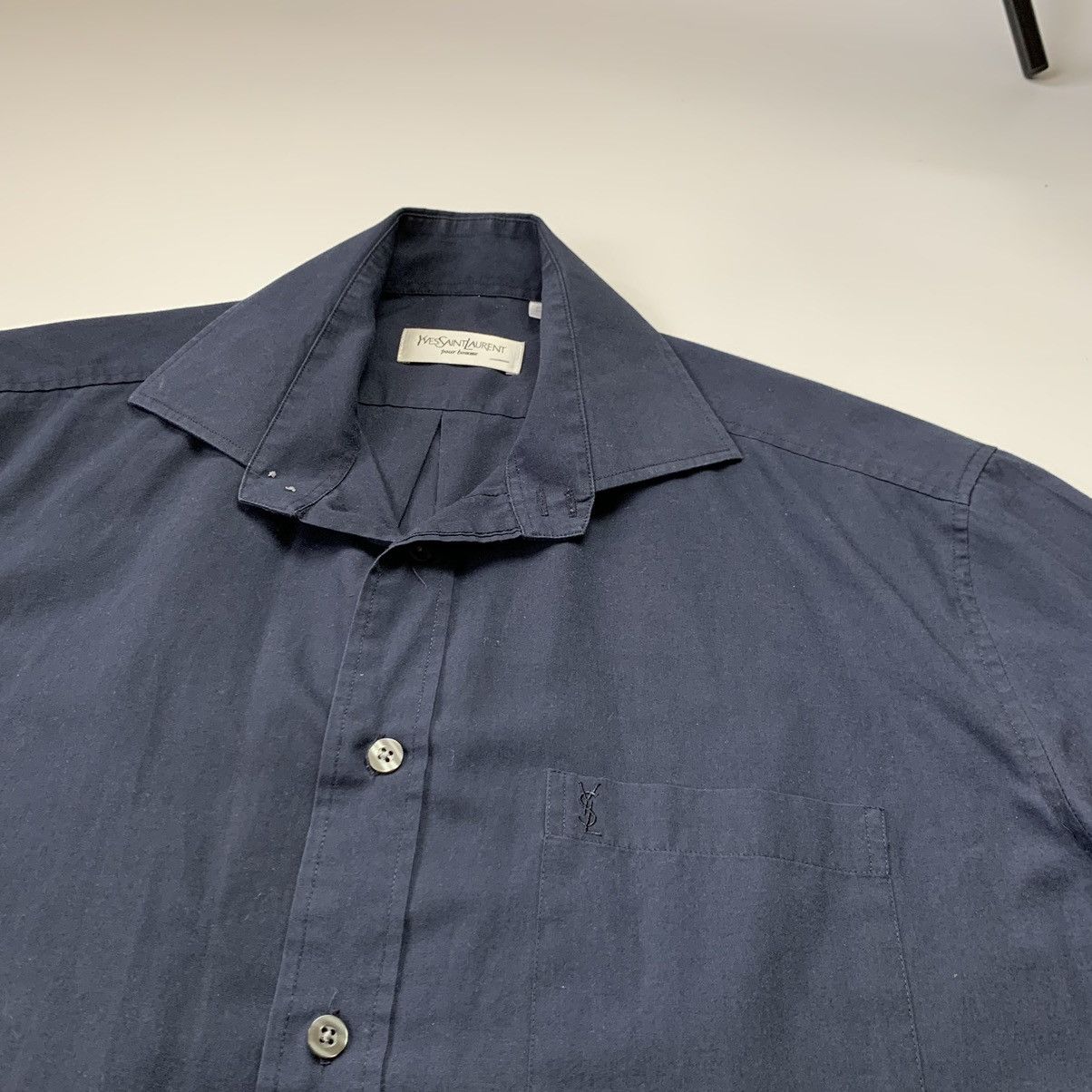 Yves Saint Laurent Vintage Summer YSL Pour Homme Yves Saint Laurent Shirt Logo Size US M / EU 48-50 / 2 - 4 Thumbnail