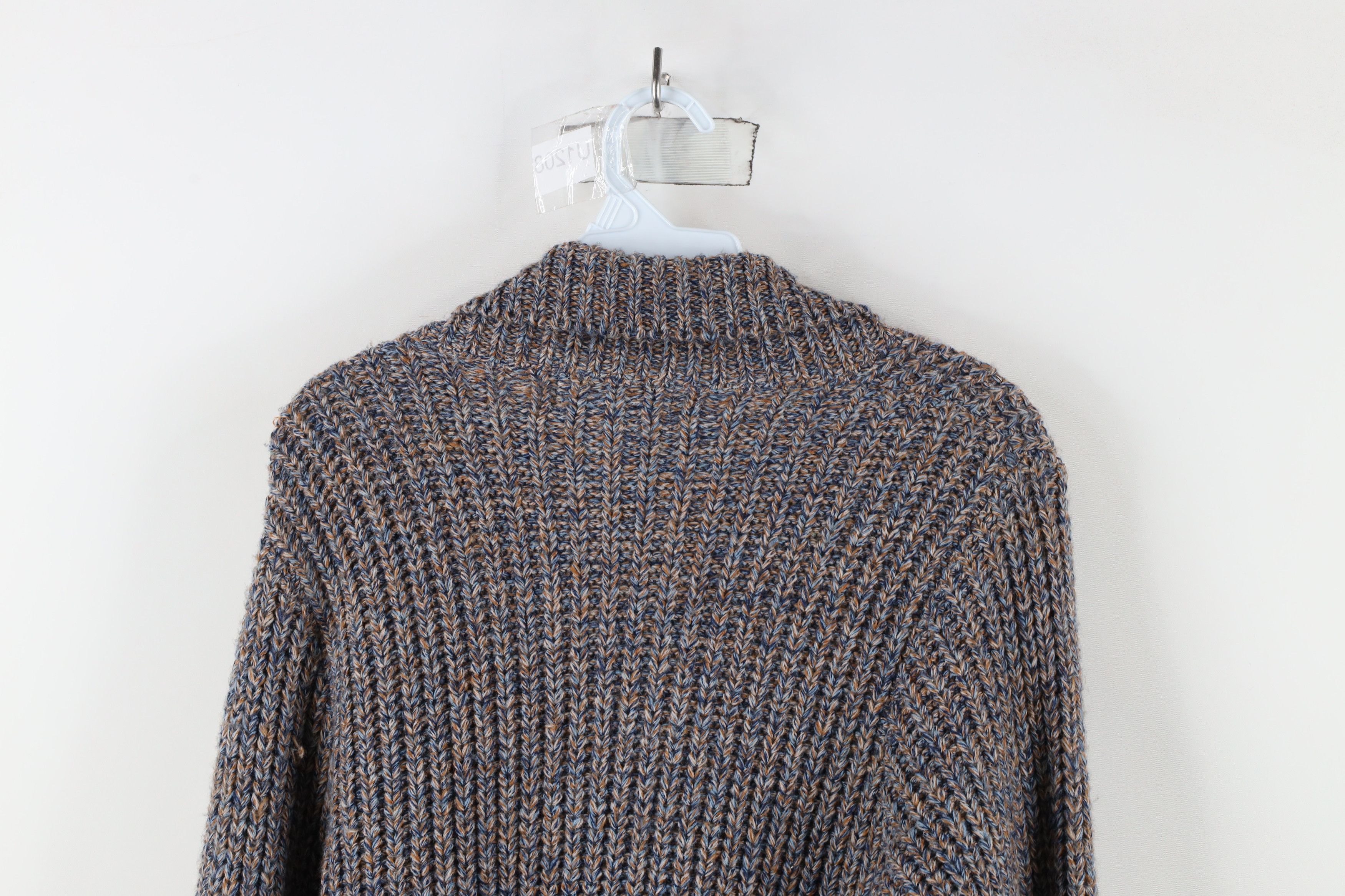 Vintage Vintage 60s 70s Streetwear Knit Shawl Cardigan Sweater Size US L / EU 52-54 / 3 - 9 Thumbnail
