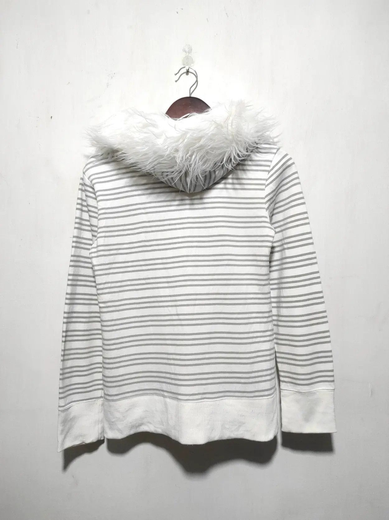 Ocean Pacific OP Sunwear Ocean Pacific stripe zip fur hoodie LGB style Size S / US 4 / IT 40 - 13 Thumbnail