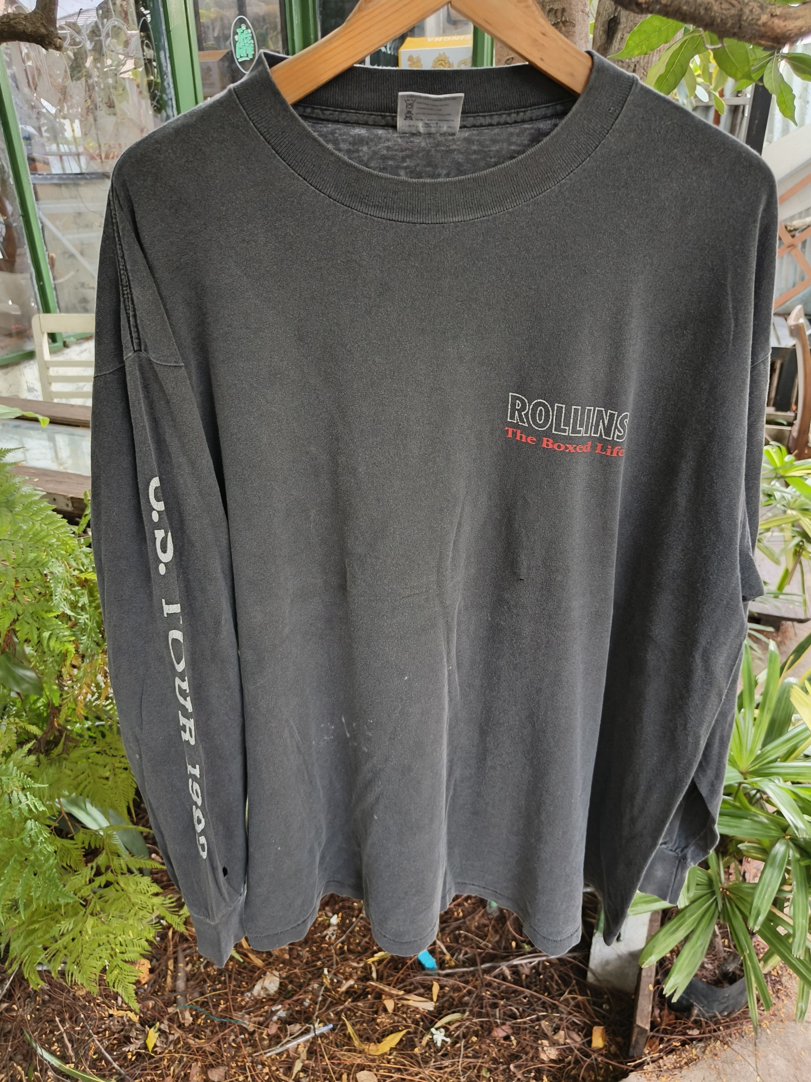 Vintage 90s Rollins band (The boxed life) Ls shirt