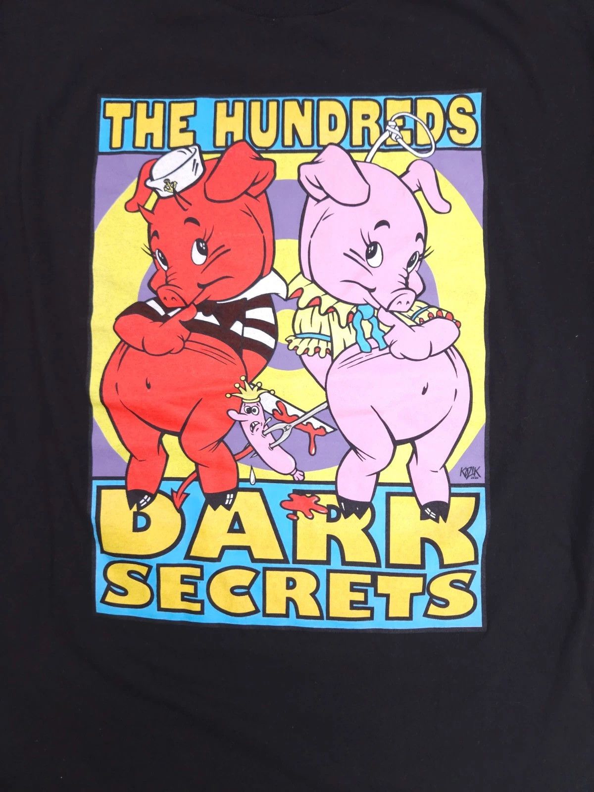 The Hundreds The hundreds X Frank Kozik Dark Secret Shirt Pigs Art M Size US M / EU 48-50 / 2 - 2 Thumbnail