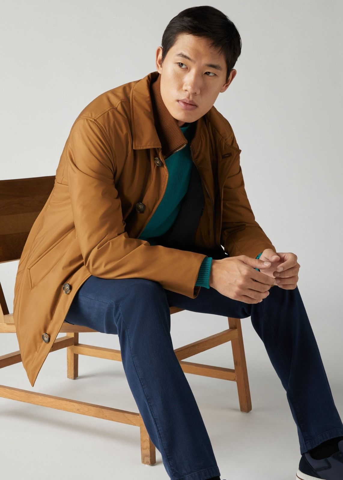 Loro Piana o1srvl11e1124 Ghibli WindWish Jacket in Camel Size US L / EU 52-54 / 3 - 5 Thumbnail