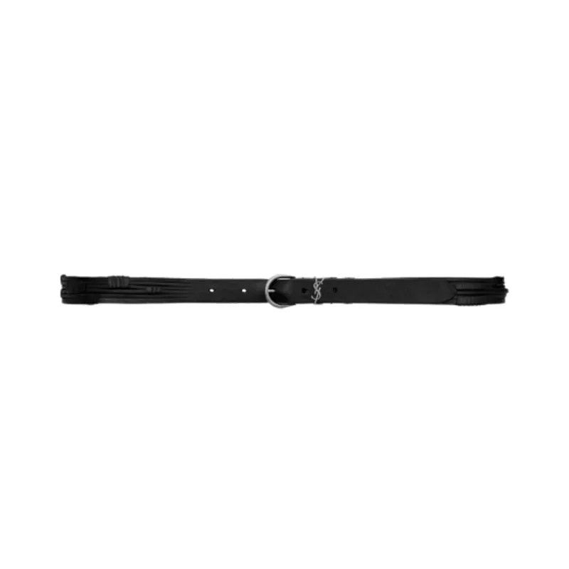 Saint Laurent Paris o1bcso1str1224 Size: 90 /Croissant De Lune Belt in Black Size ONE SIZE - 1 Preview