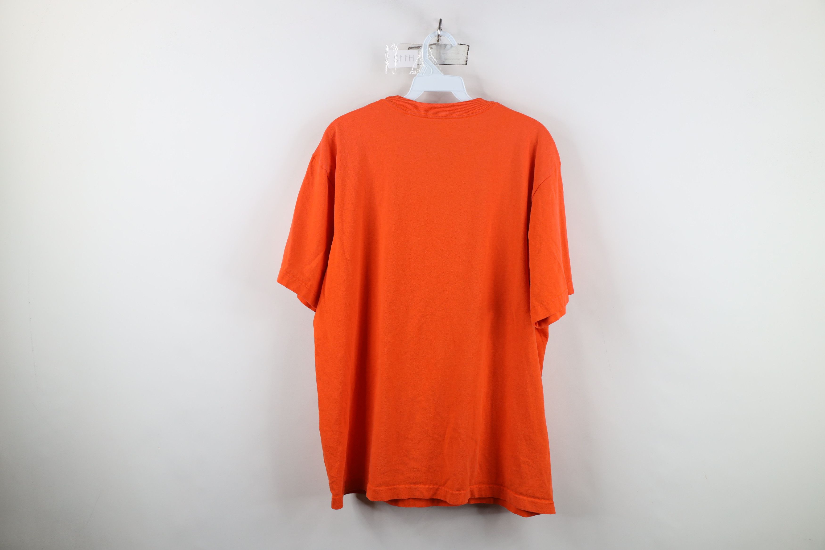 Adidas Vintage Y2K Adidas Spell Out Short Sleeve T-Shirt Orange Size US L / EU 52-54 / 3 - 9 Thumbnail