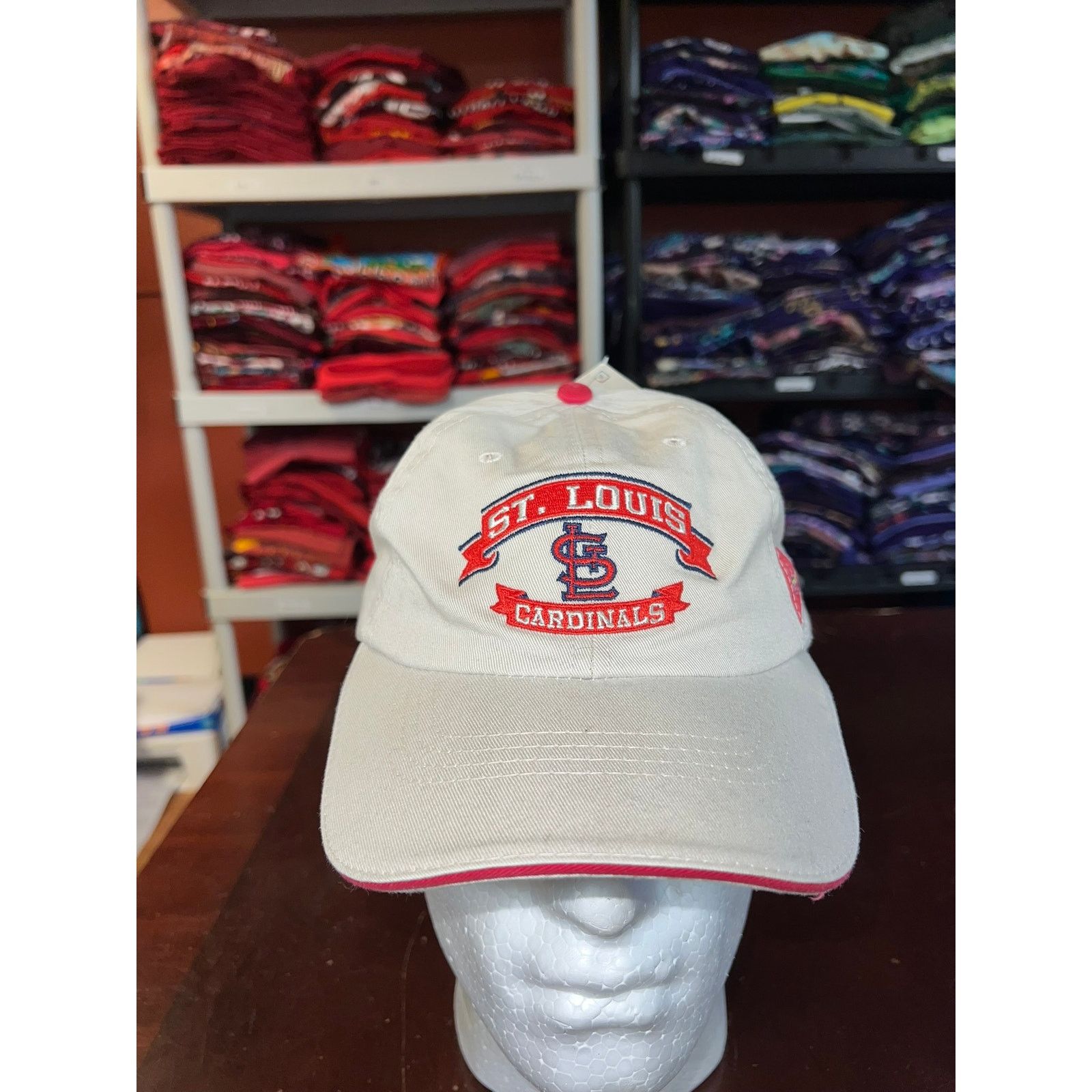 MLB St. Louis Cardinals Hat Baseball MLB Logo Drew Pearson Cap Size ONE SIZE - 1 Thumbnail