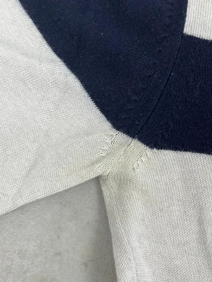 Dries Van Noten Dries Van Noten Navy & White Striped Sweater Size US S / EU 44-46 / 1 - 11 Thumbnail