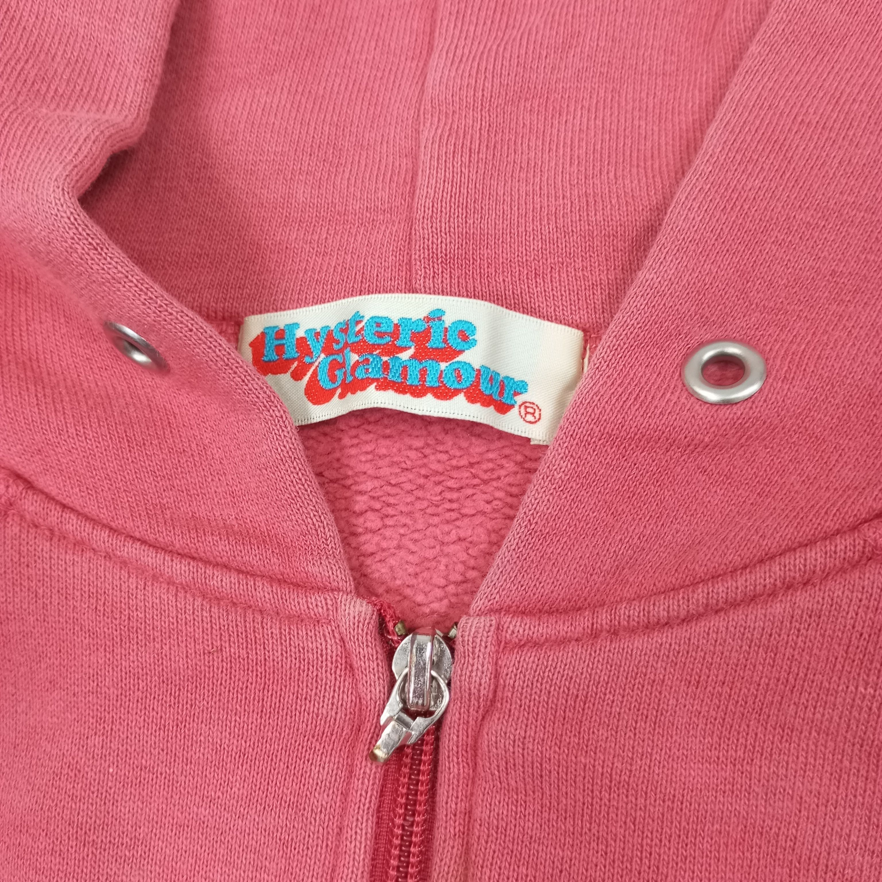 Hysteric Glamour × Japanese Brand × Vintage Hysteric Glamour Streetwear Custom Art Zipper Hoodies c220n7 Size US XS / EU 42 / 0 - 5 Thumbnail