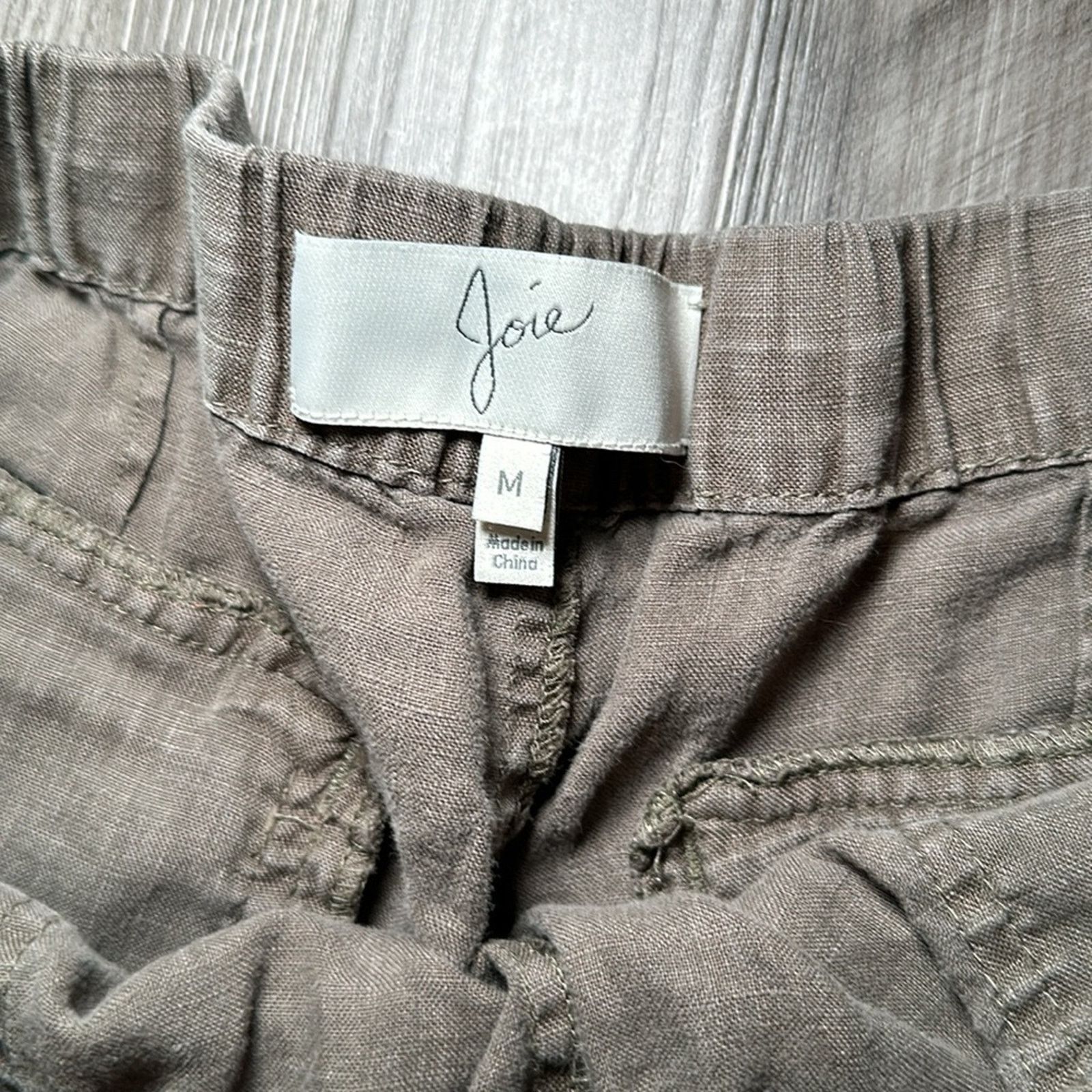 Joie Joie Ilya Linen Cargo Shorts - Medium Size 28" / US 6 / IT 42 - 5 Thumbnail