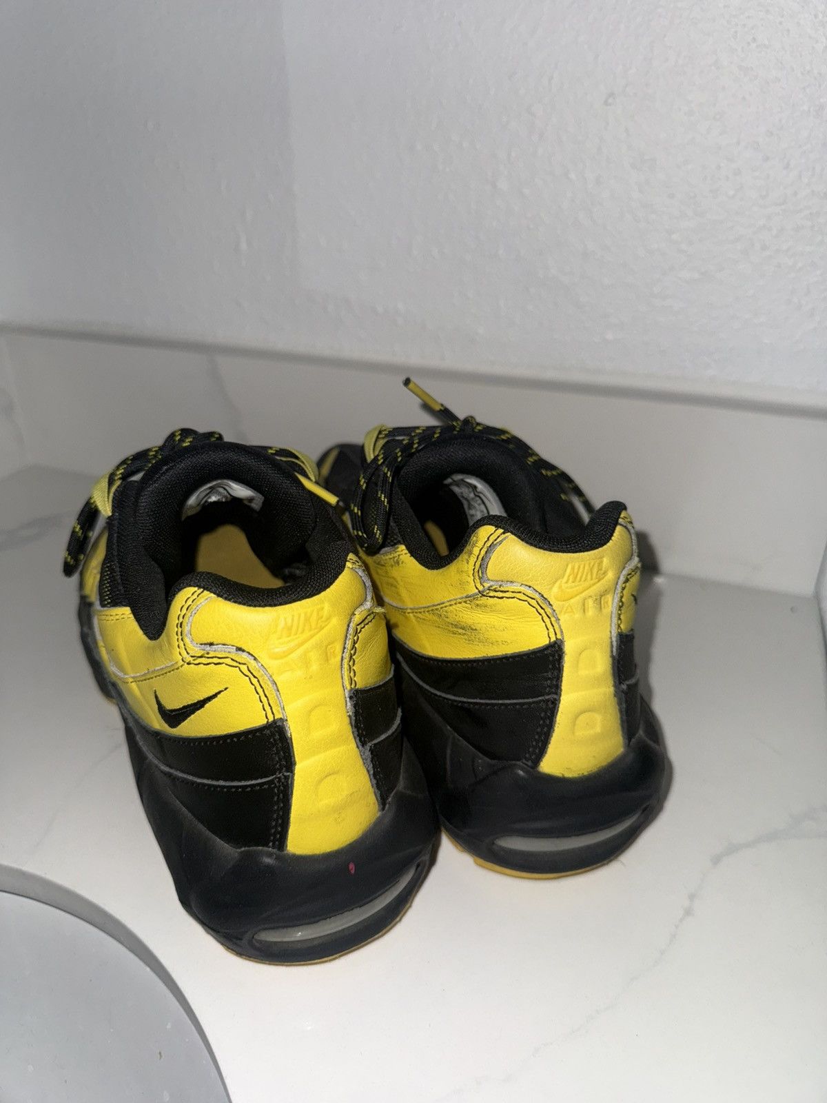 Nike Black And Yellow Air Max 95 Frequency Pack Size US 11.5 / EU 44-45 - 7 Thumbnail