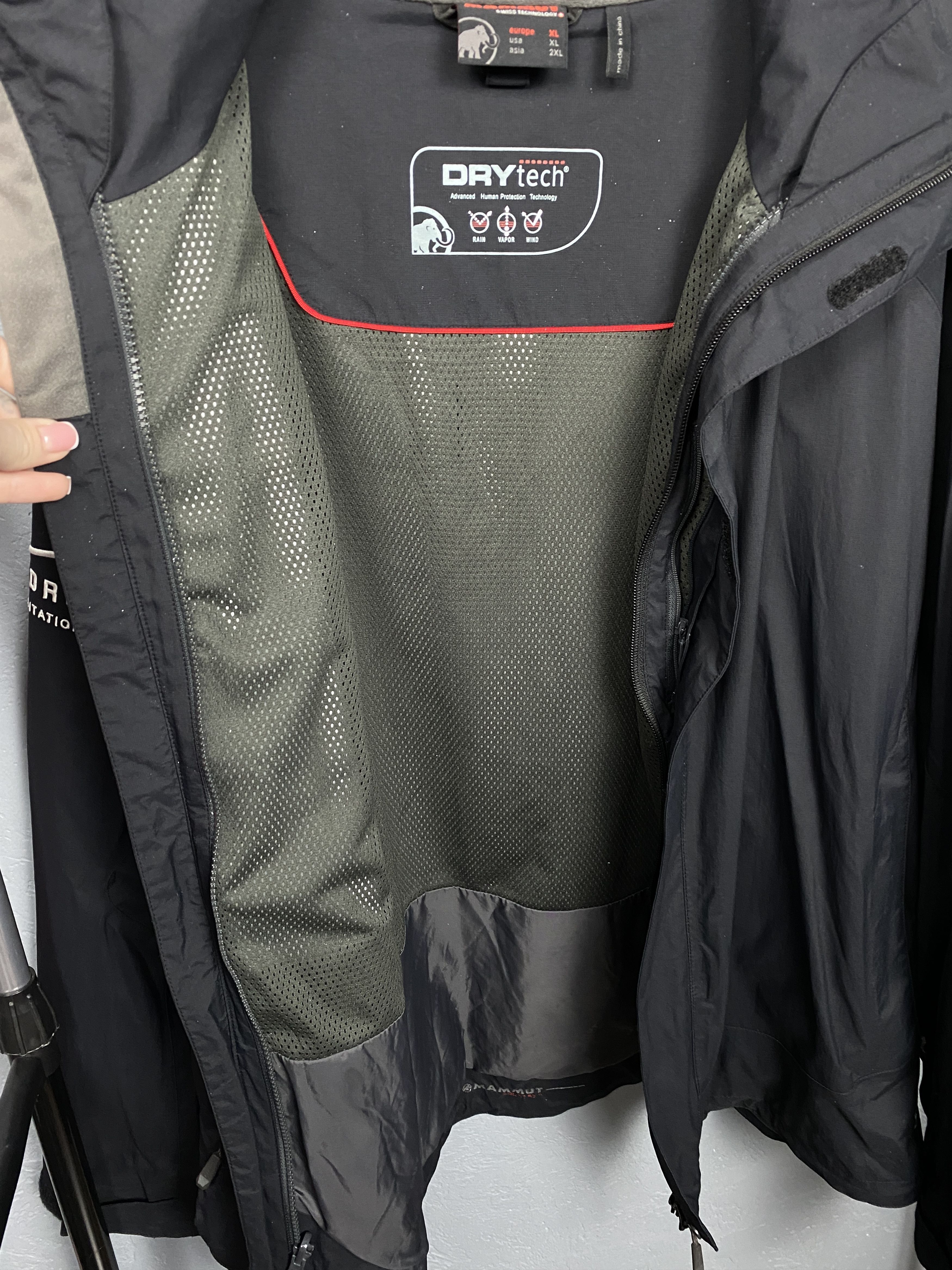 Mammut Mammut DryTech Vintage Mens Nylon Jacket Size US XL / EU 56 / 4 - 4 Thumbnail