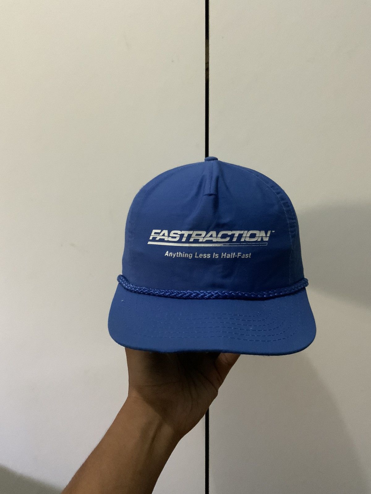 Vintage Vintage Fastraction Spellout Hat Size ONE SIZE - 5 Thumbnail