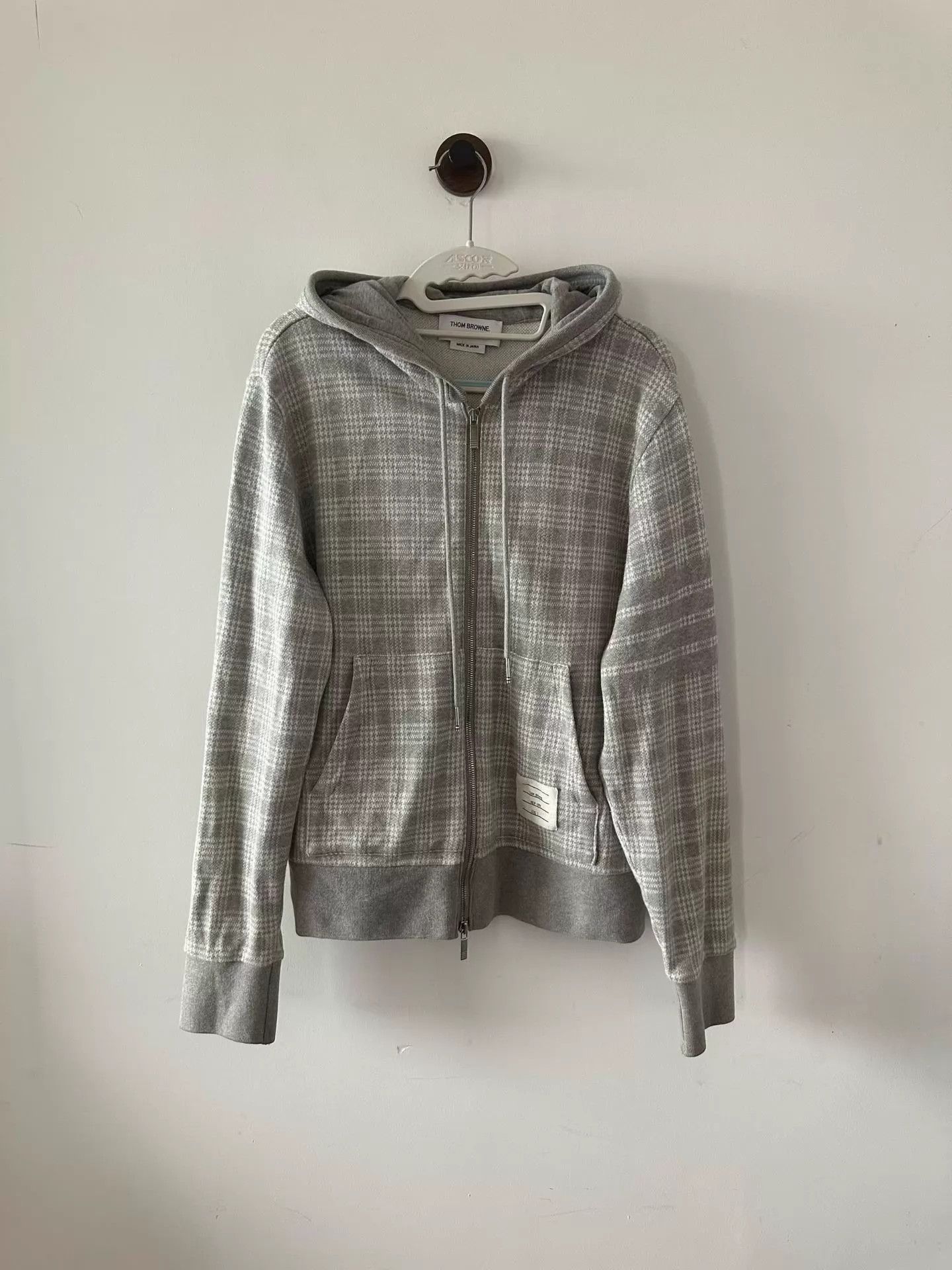 Thom Browne Thom Browne Gingham Zipped Hoodie Size 2 95 New Size M / US 6-8 / IT 42-44 - 1 Thumbnail