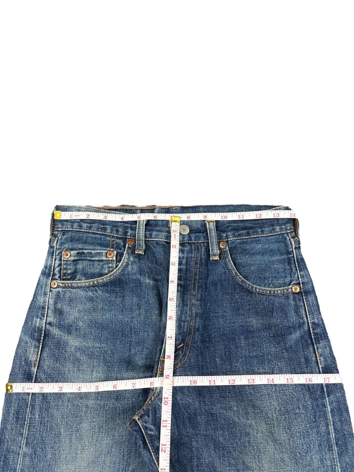 Levi's Vintage 80s Levi’s 502 Big E Selvedge Baggy Jeans Size US 28 / EU 44 - 12 Thumbnail