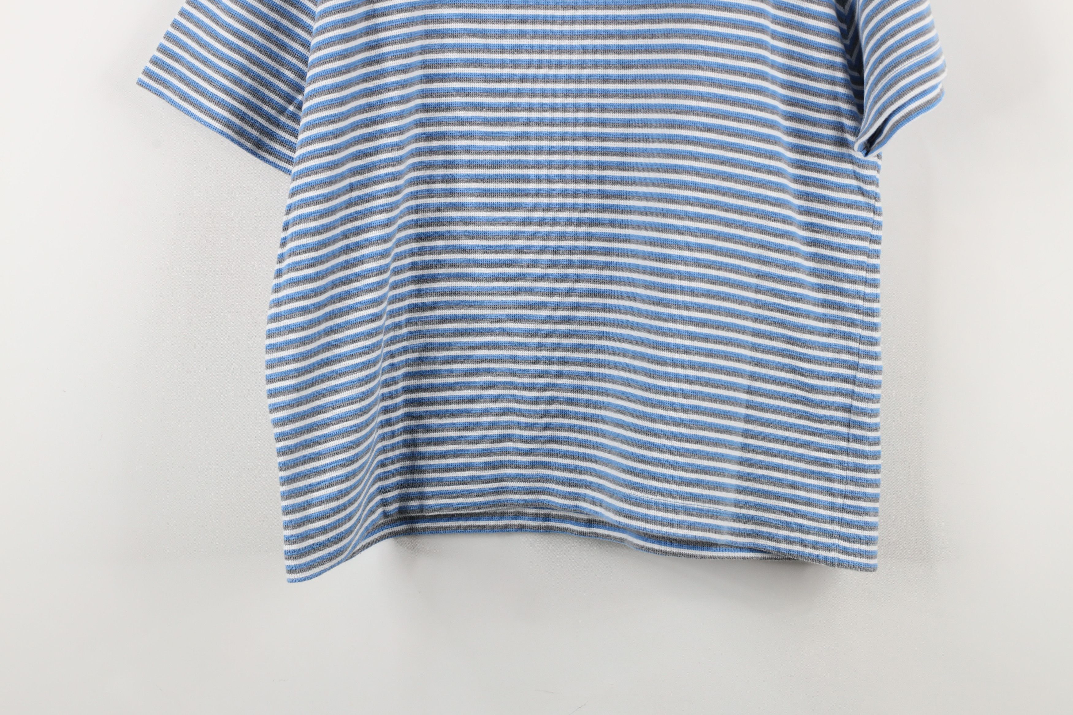 Vintage Vintage 90s Streetwear Babydoll Striped Thermal Knit T-Shirt Size L / US 10 / IT 46 - 8 Thumbnail