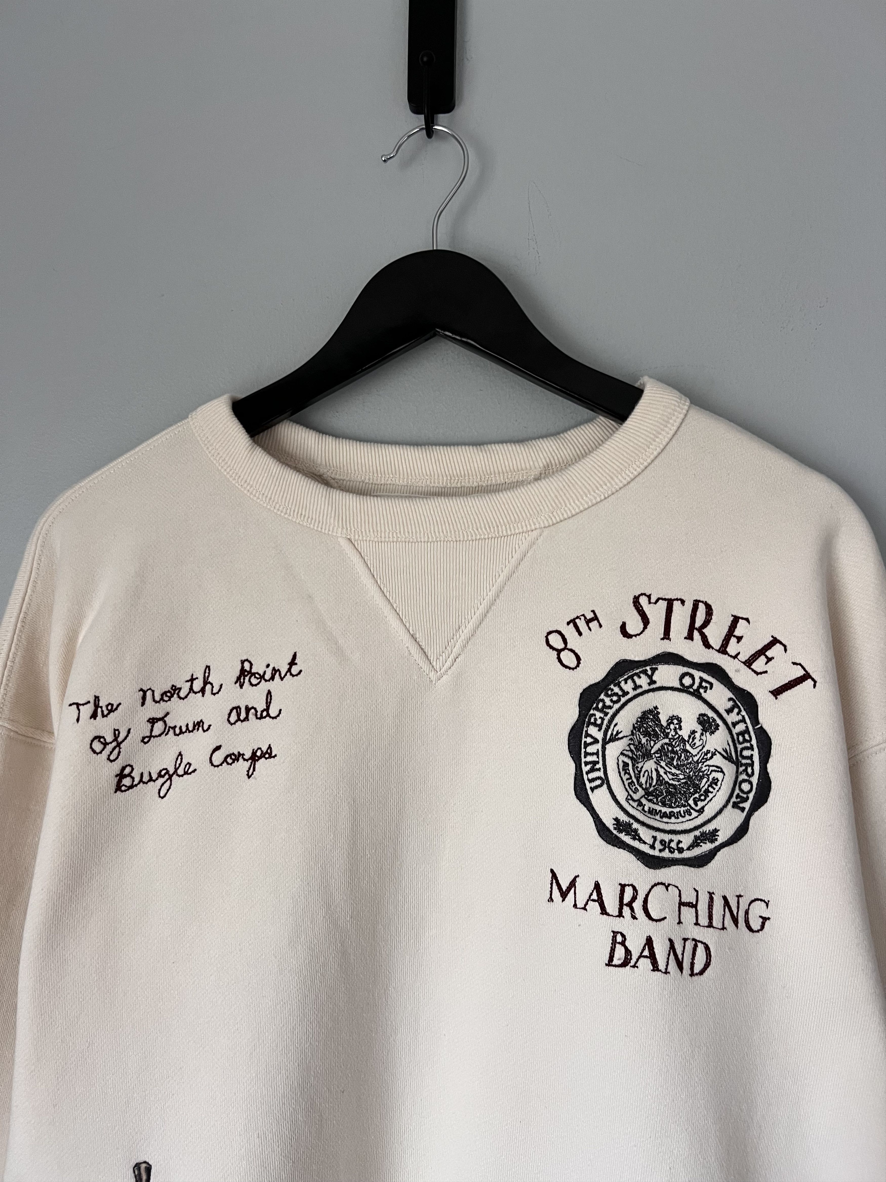 Samuel Zelig Samuel Zelig Marching Band Crewneck Sweatshirt in White Size US L / EU 52-54 / 3 - 2 Thumbnail