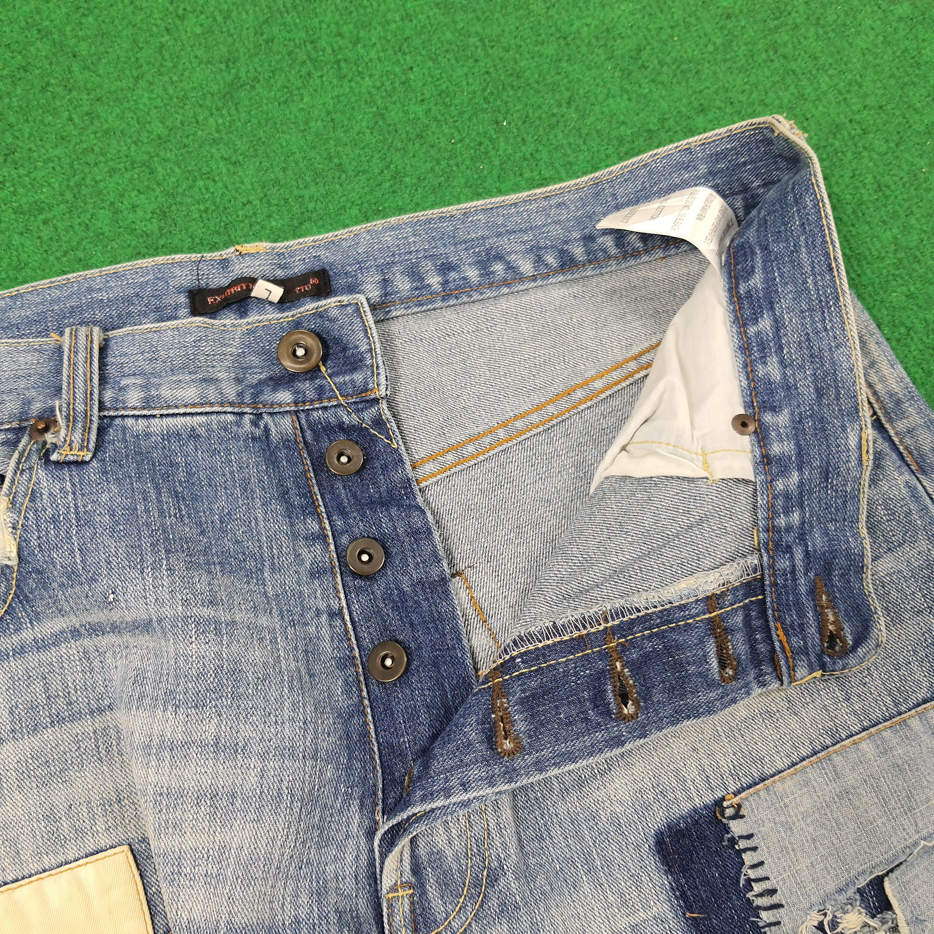 Vintage Vintage Exhibitionist Patchwork Streetwear Design Jeans Size US 32 / EU 48 - 7 Thumbnail