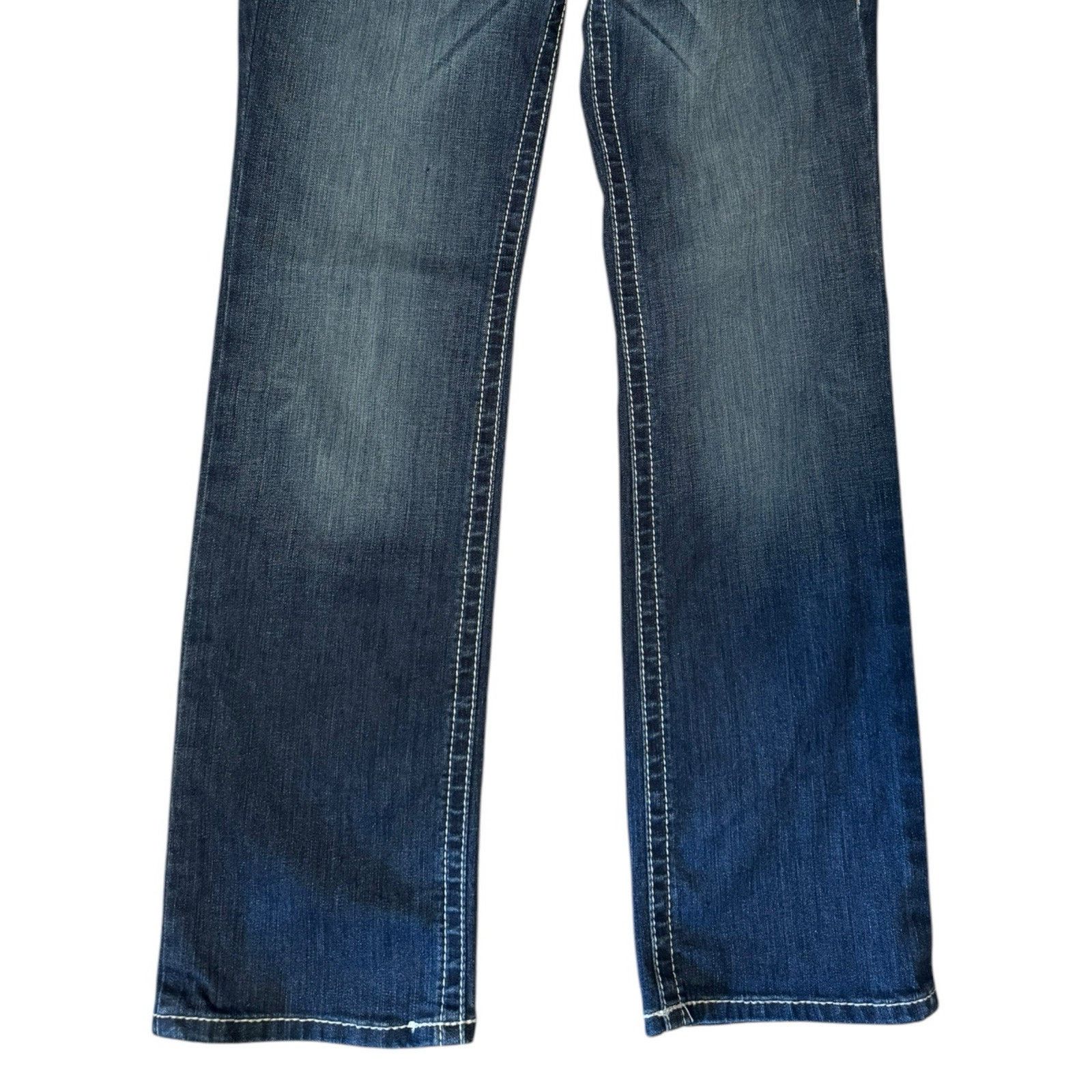 Ariat Ariat Stretch Bootcut Whipstitch Jeans Western Cowboy Rodeo Size 28" / US 6 / IT 42 - 6 Thumbnail