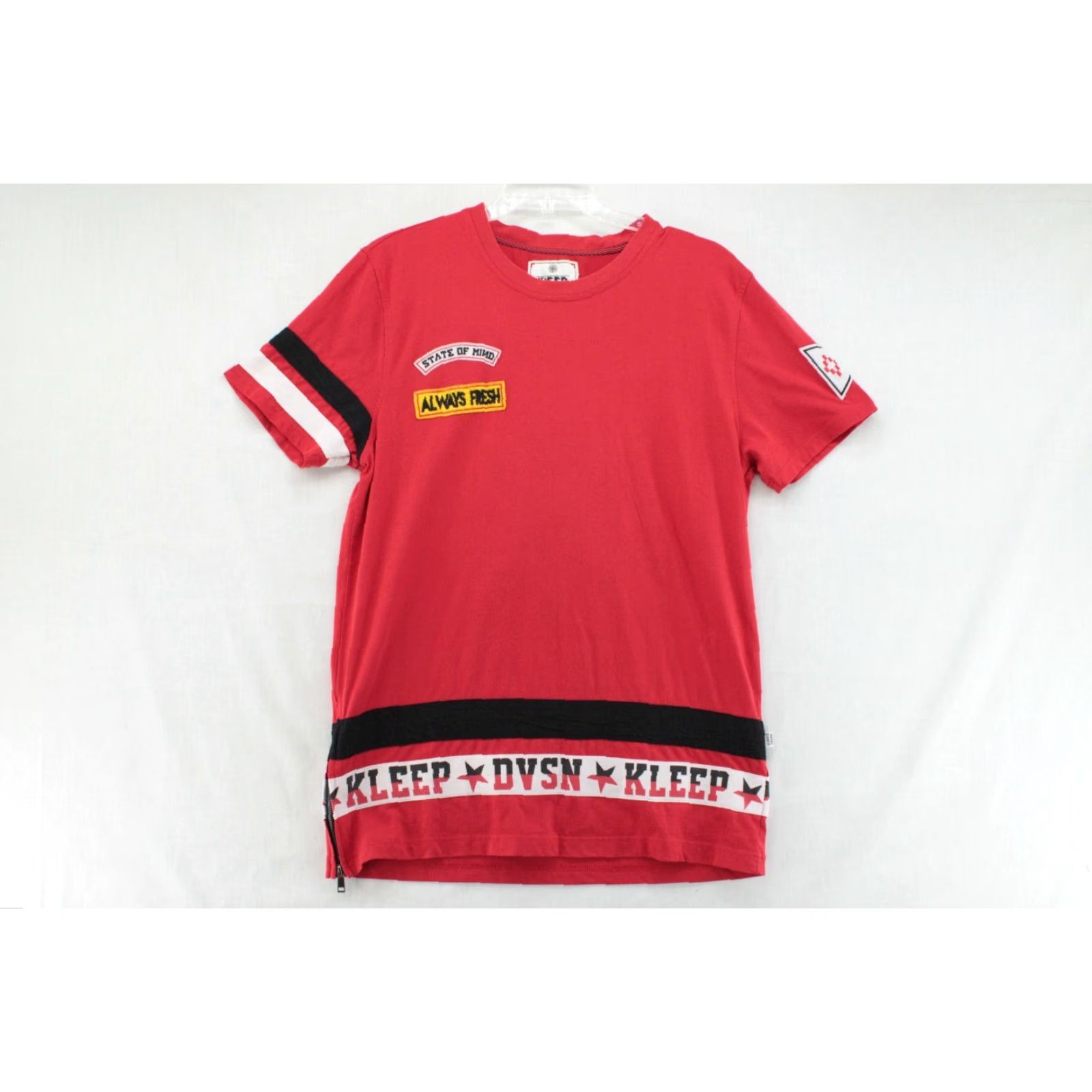 Vintage Kleep T-Shirt Men’s 2XL Red Graphic Patches Short Sleeve Crew Neck Jersey Shirt Size US XXL / EU 58 / 5 - 2 Thumbnail