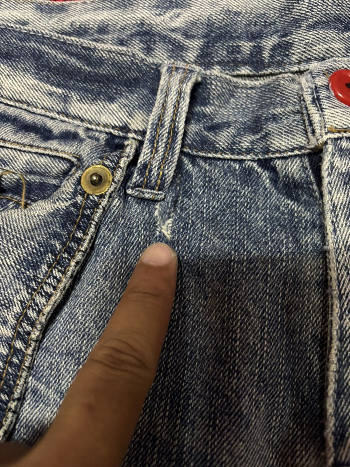 Japanese Brand Vtg Japanese Brand Bondage Punk Jeans Size US 29 - 4 Thumbnail