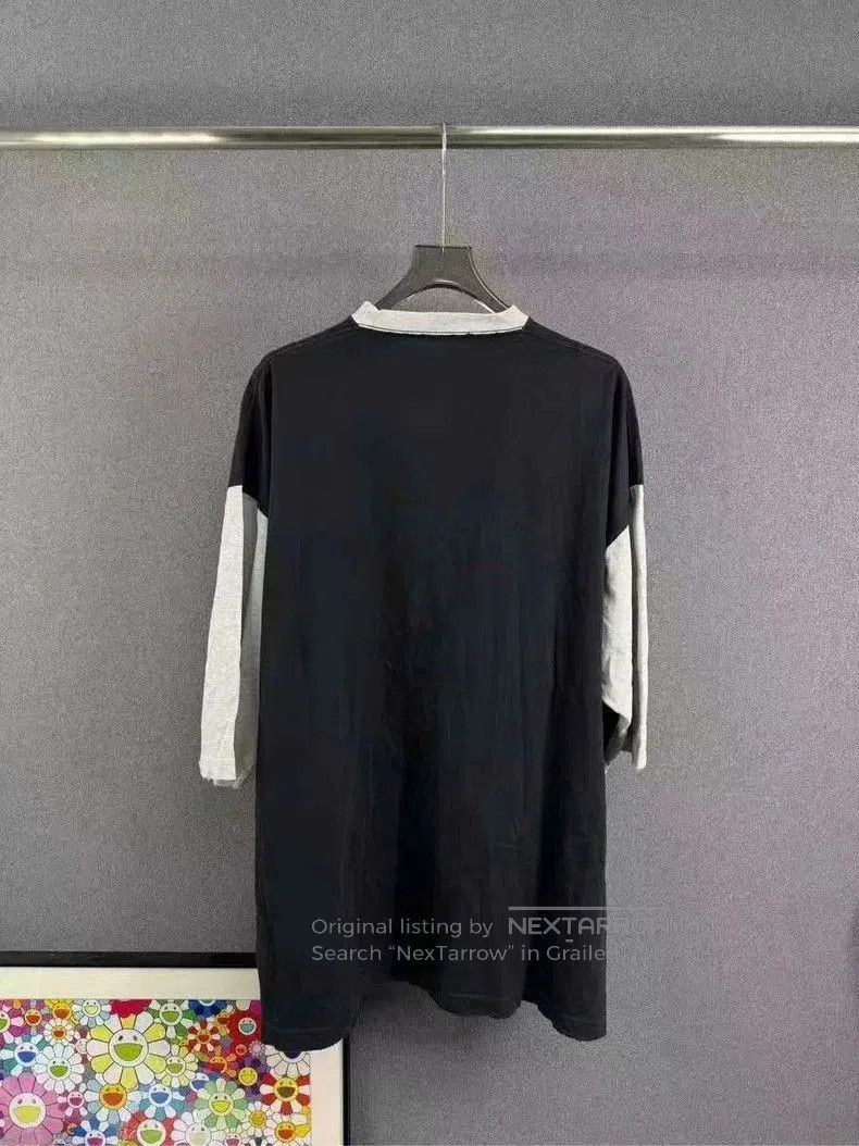 Balenciaga Balenciaga Spliced Double Ring Letter Tee. Size US XXS / EU 40 - 2 Thumbnail