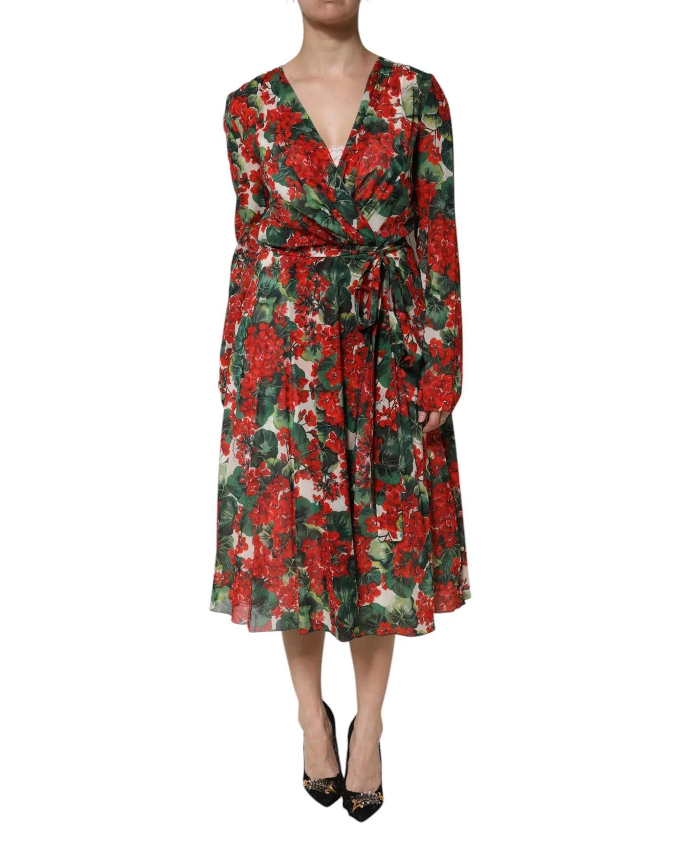 o1y0825 Midi Dress in Multicolor