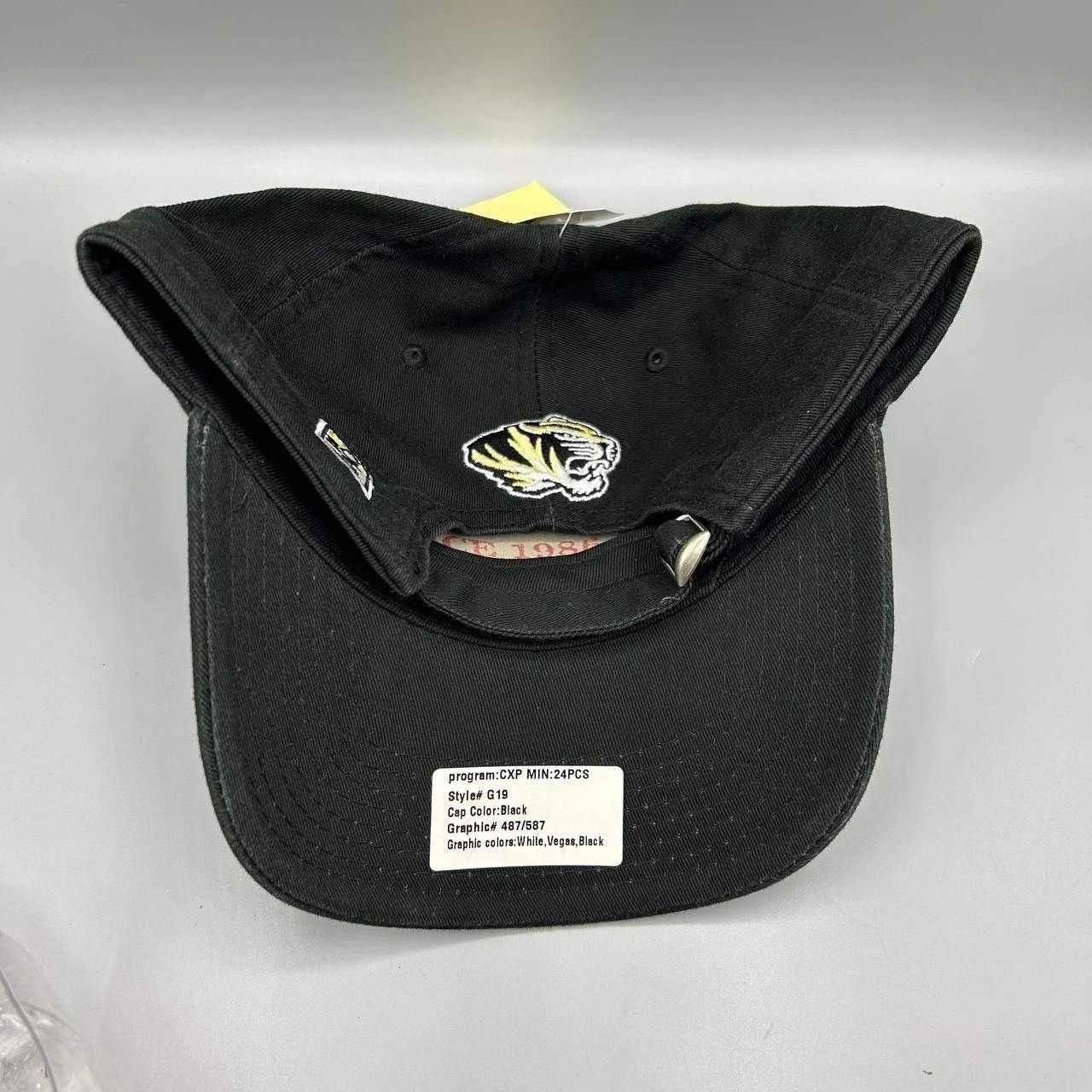 The Game Vintage Missouri Tigers Hat Men NCAA Strap Back Cotton Size ONE SIZE - 7 Thumbnail