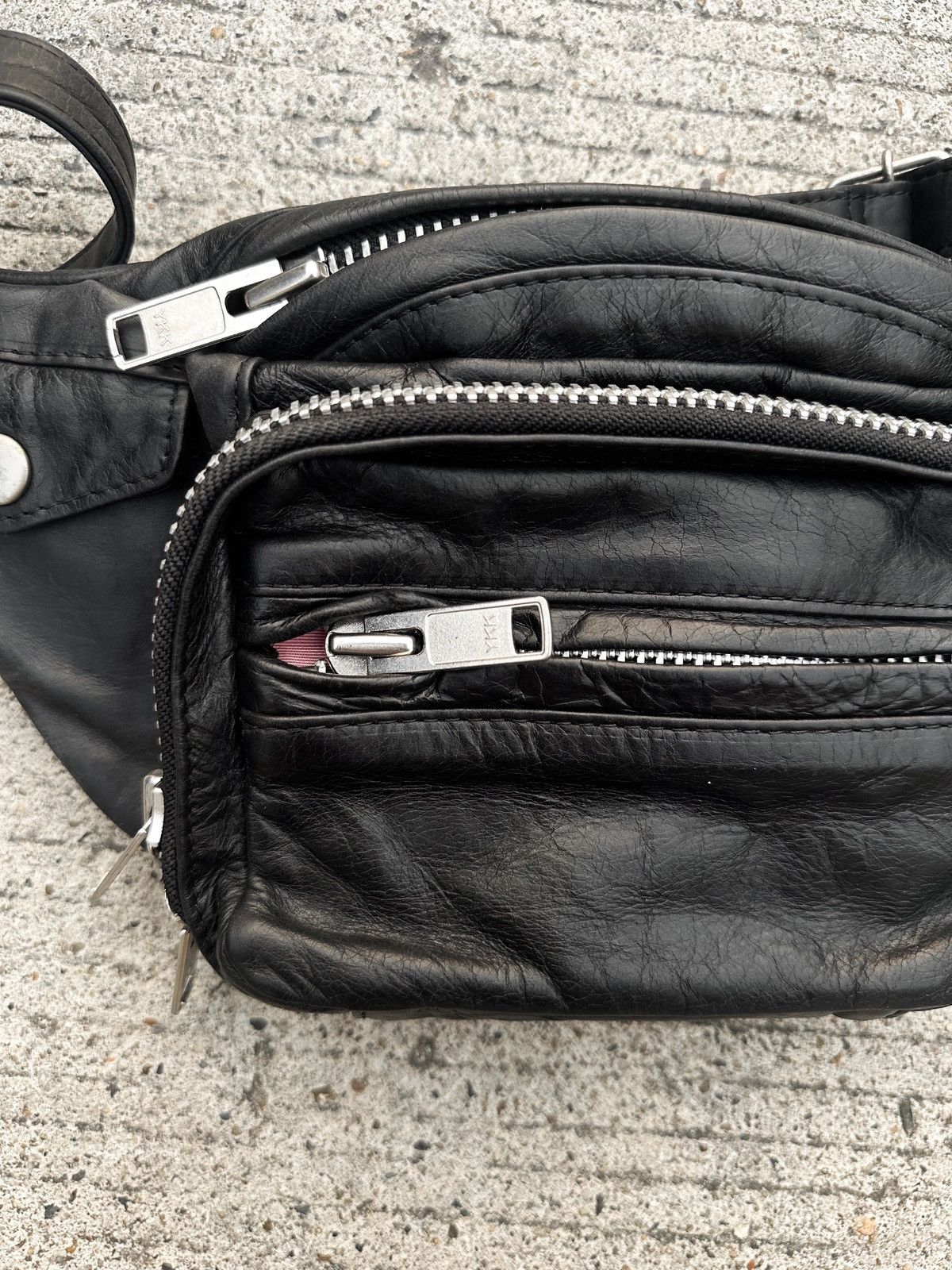 Limi Feu × Yohji Yamamoto Yohji Yamamoto Leather Waist Bag Size ONE SIZE - 4 Thumbnail