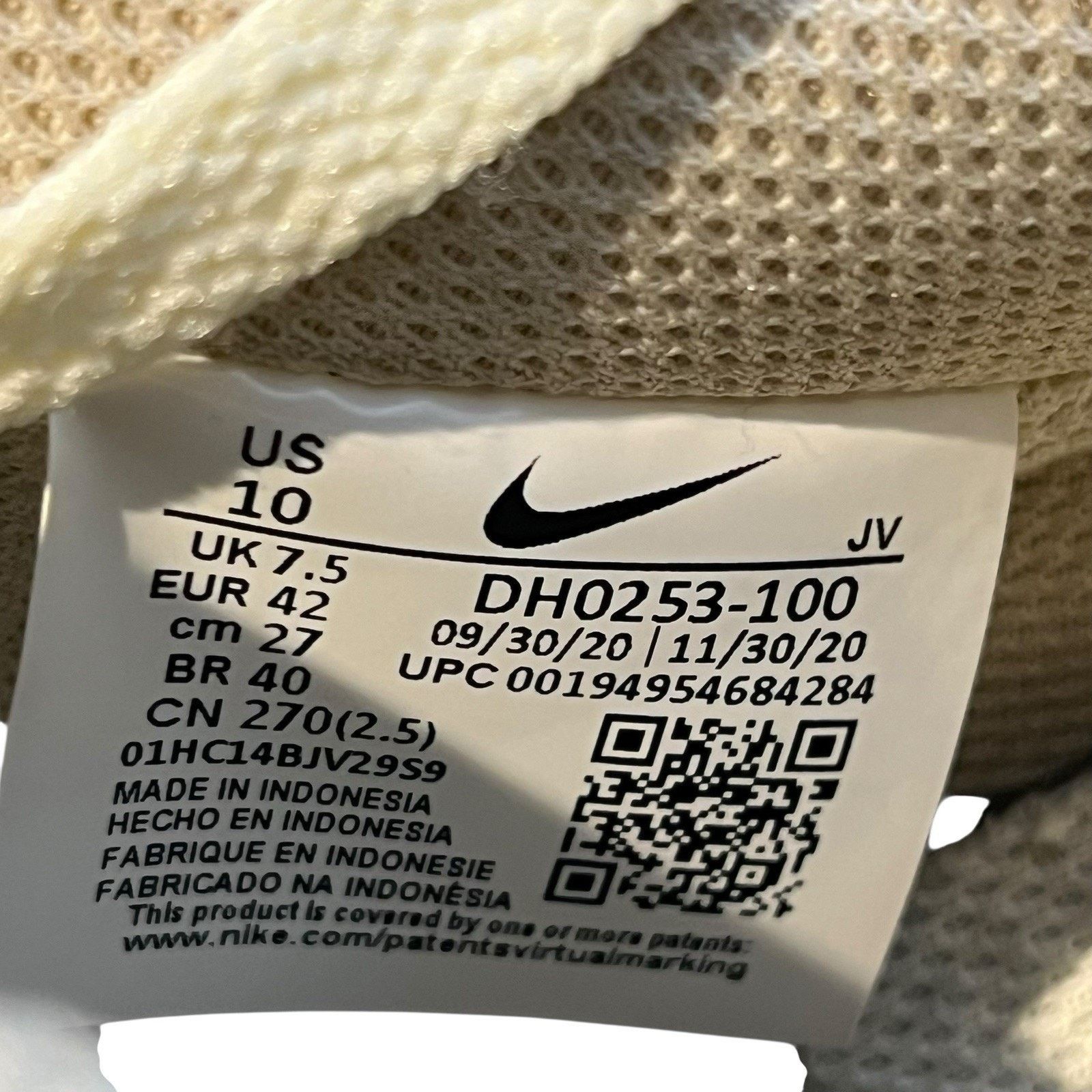Nike Nike Court Vision Low Beige Women's Shoes Size 10 DH0253-100 Size US 10 / IT 40 - 8 Thumbnail