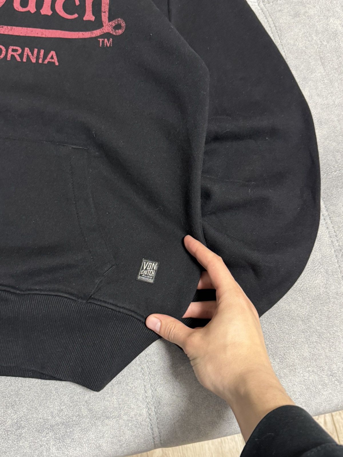 Vintage × Von Dutch Vintage Von Dutch big logo Y2K hoodie size XL Size US XL / EU 56 / 4 - 6 Thumbnail