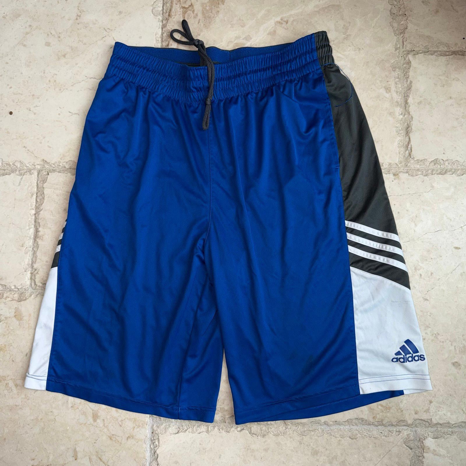 Adidas Adidas Shimmer Dazzle Blue Hoop Shorts Mens XL Y2K 90s Rare Size US 36 / EU 52 - 1 Thumbnail